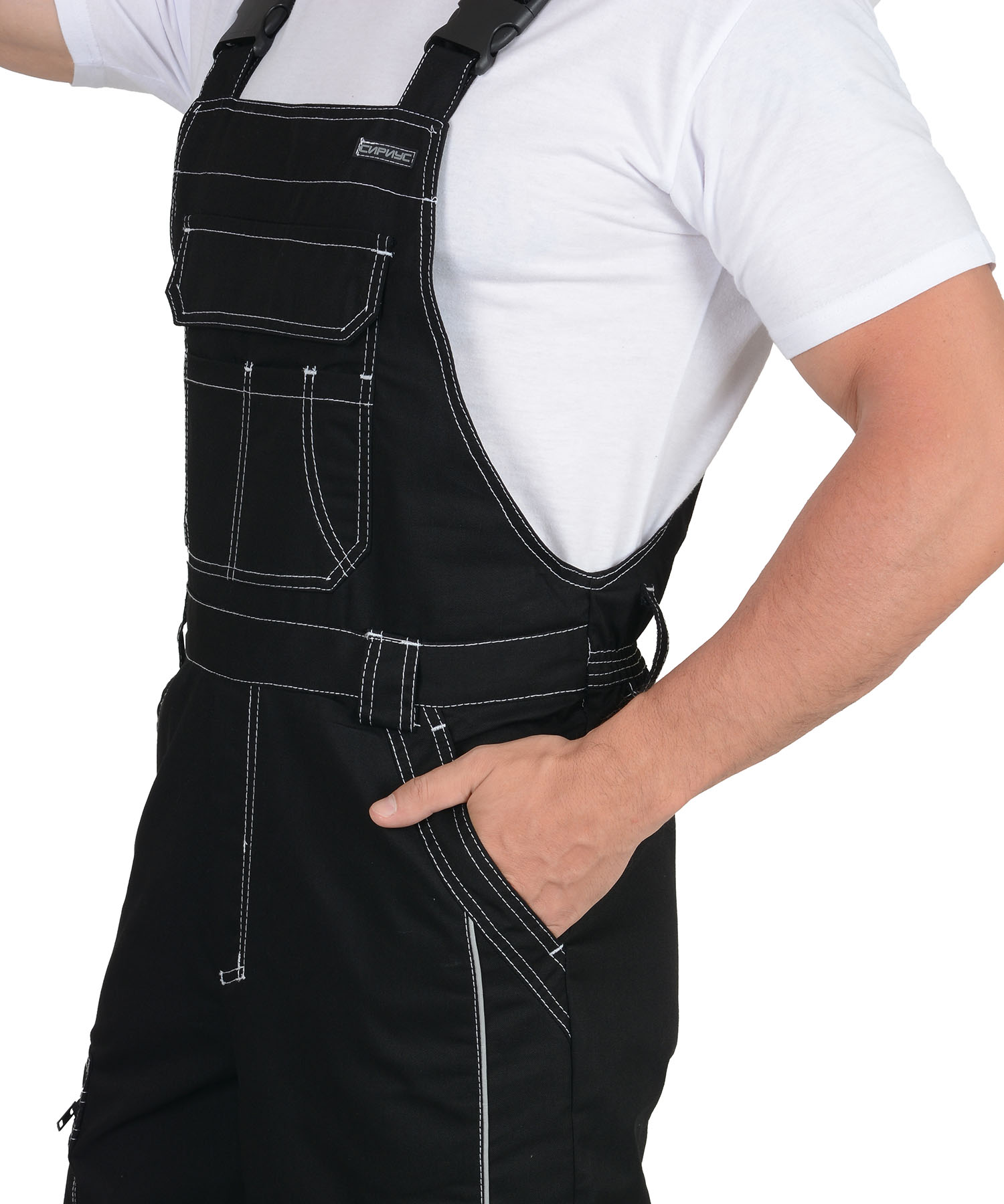 Полукомбинезон СИРИУС-ПРЕСТИЖ черный