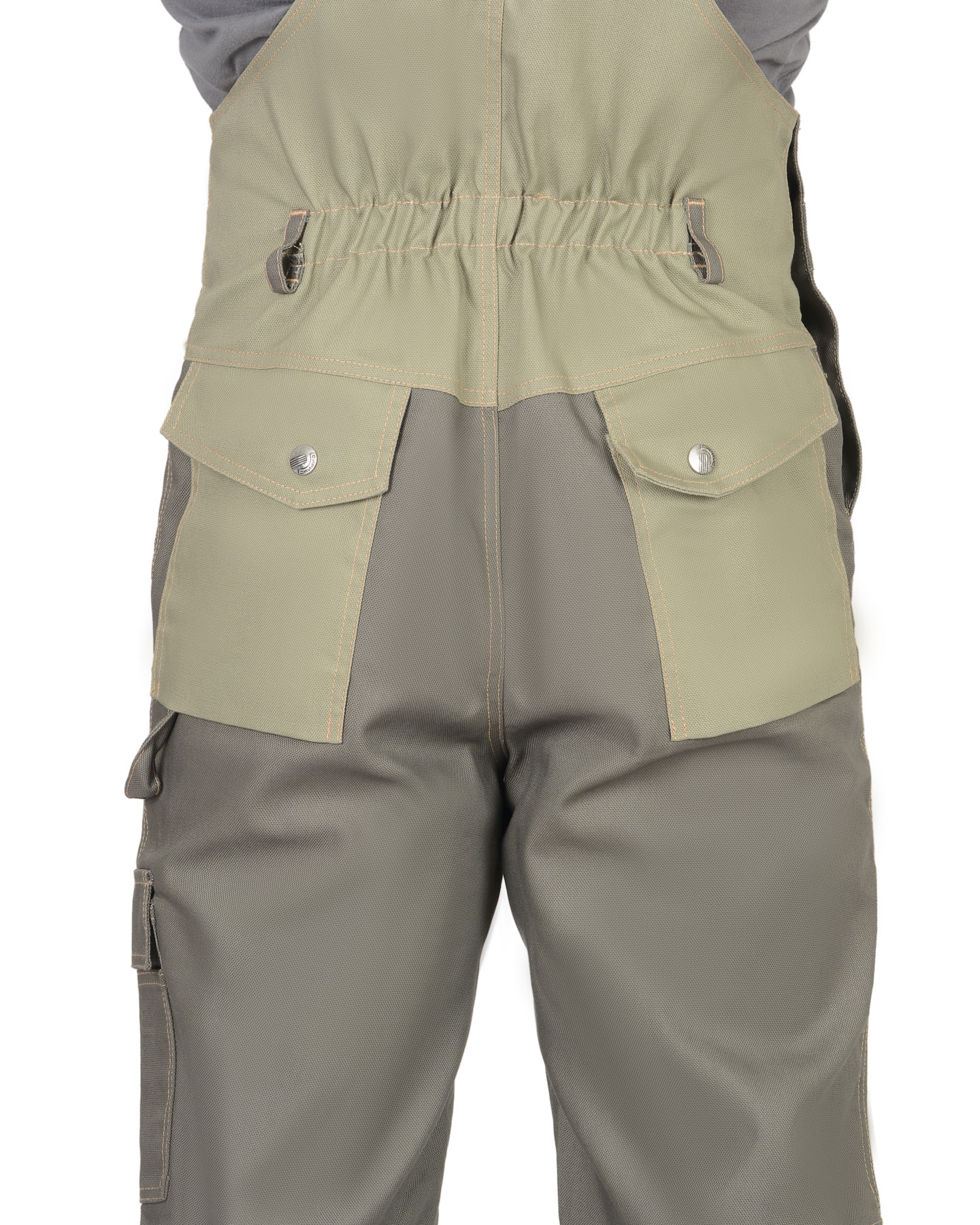 Костюм СИРИУС-ВЕСТ-ВОРК куртка кор., п/к т.оливковый со св.оливковым пл. 275 г/кв.м 