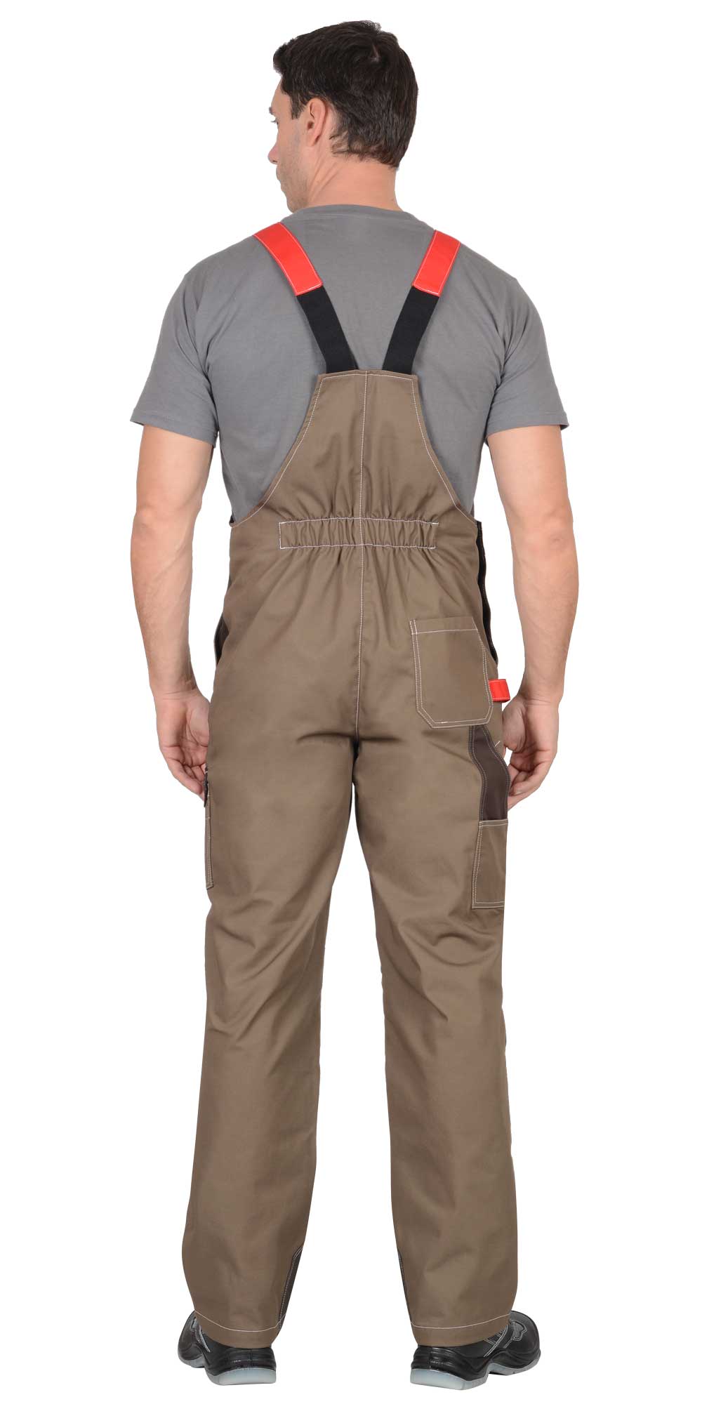 Костюм СИРИУС-ФАВОРИТ-МЕГА куртка, п/к, светло-коричневый с коричневым, красным и СОП