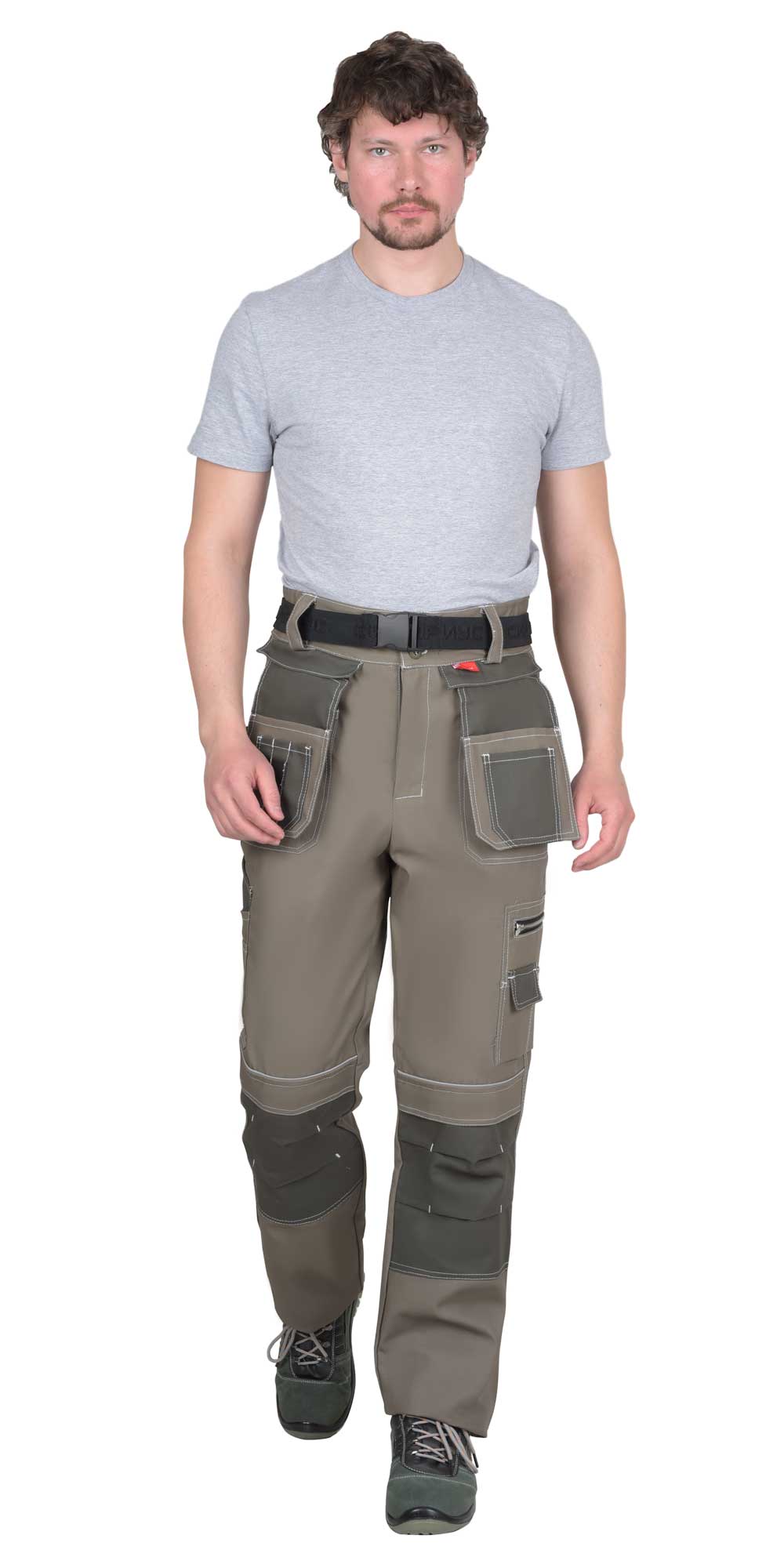 Костюм СИРИУС-ТОКИО куртка, брюки т. песочный с хаки 100%х/б пл. 265 г/кв.м