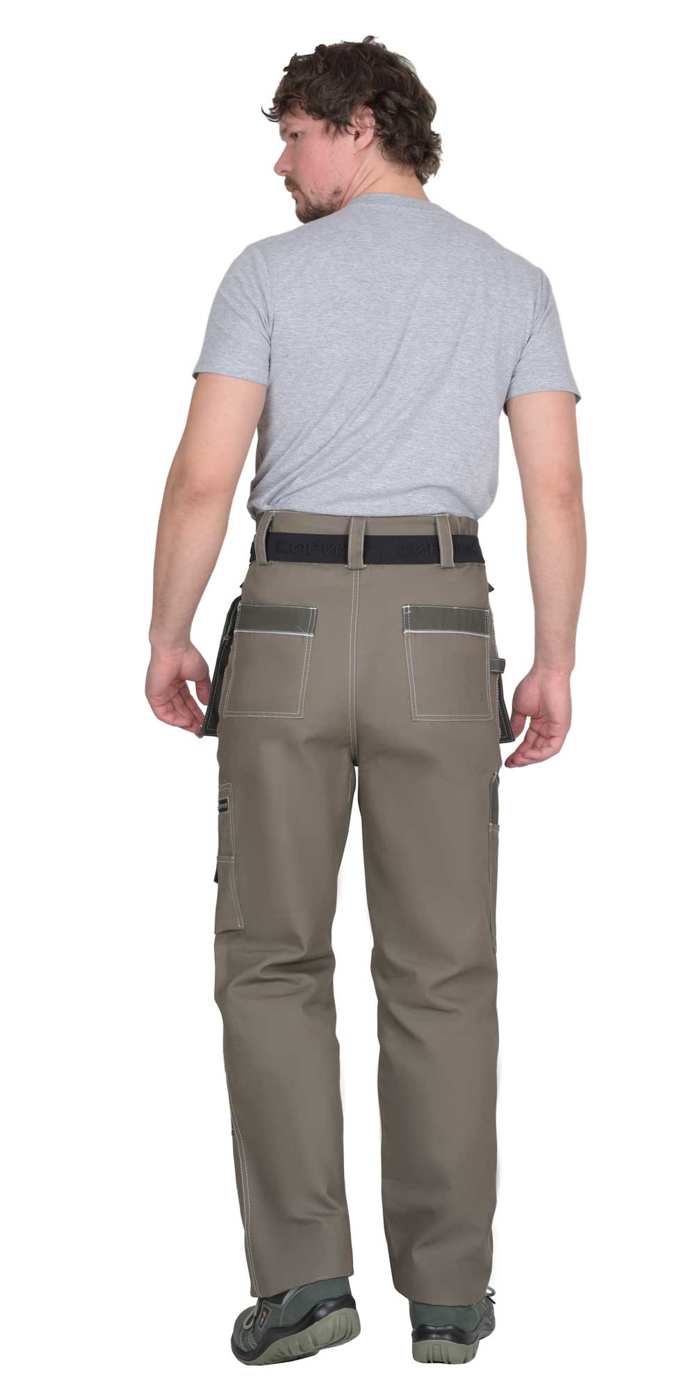 Костюм СИРИУС-ТОКИО куртка, брюки т. песочный с хаки 100%х/б пл. 265 г/кв.м