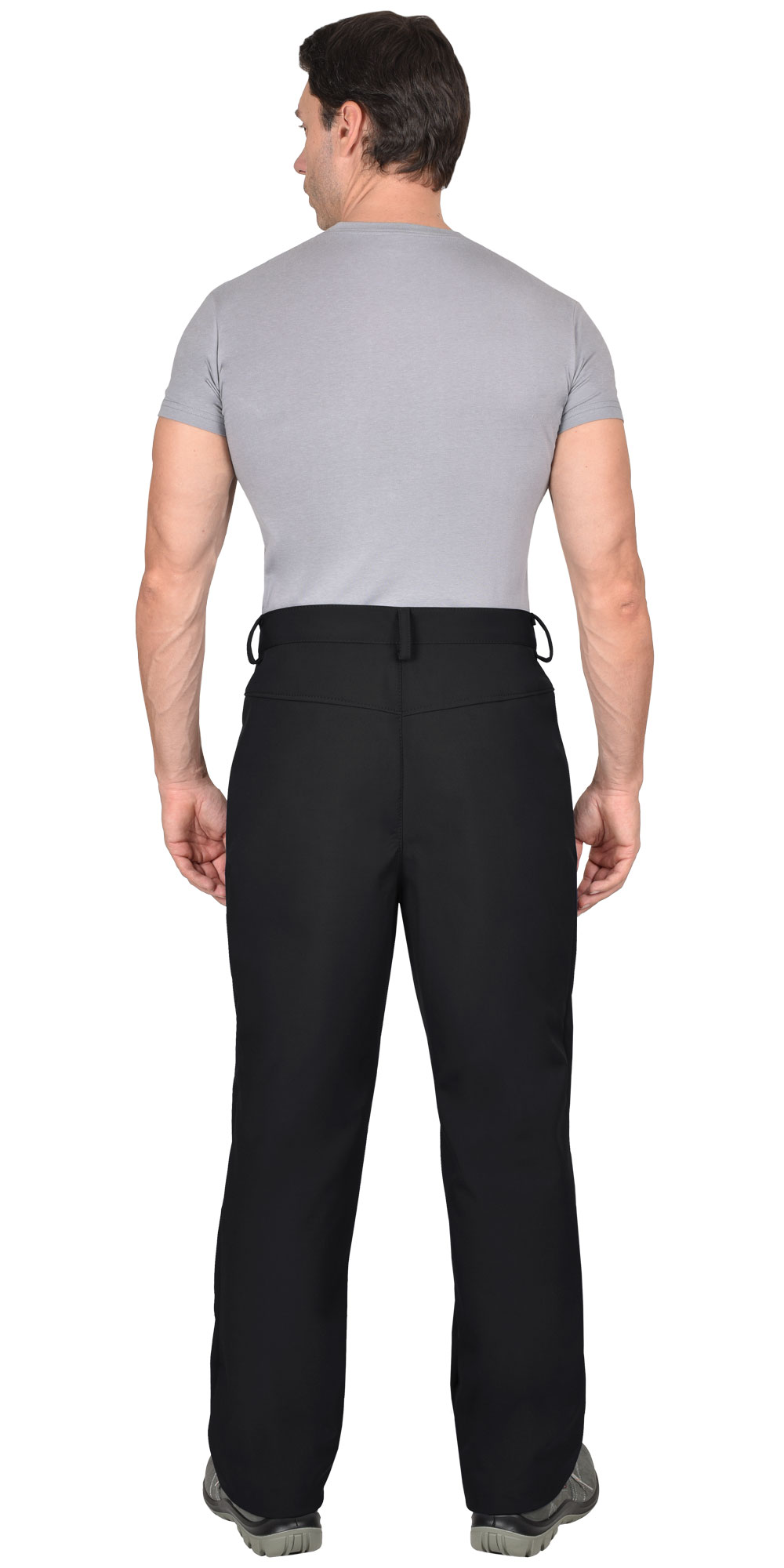 Костюм СИРИУС-АЗОВ с капюшоном черный софтшелл пл 350 г/кв.м 