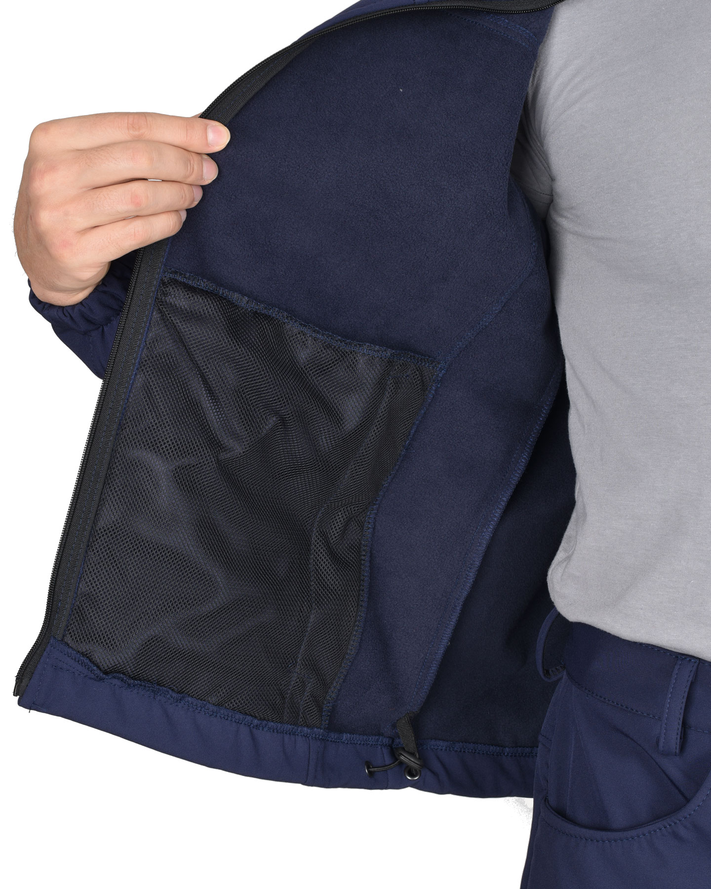 Костюм СИРИУС-АЗОВ синий софтшелл пл 350 г/кв.м 