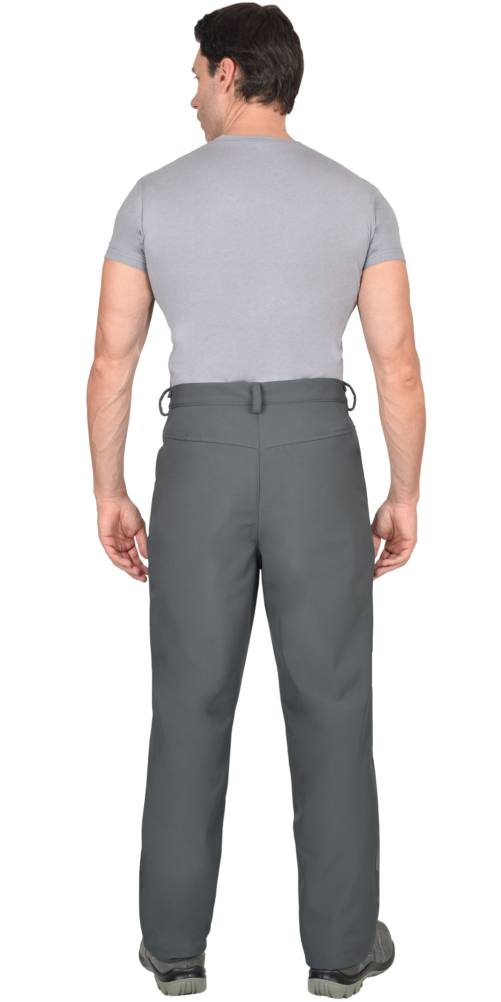 Костюм СИРИУС-АЗОВ с капюшоном серый софтшелл пл 350 г/кв.м 