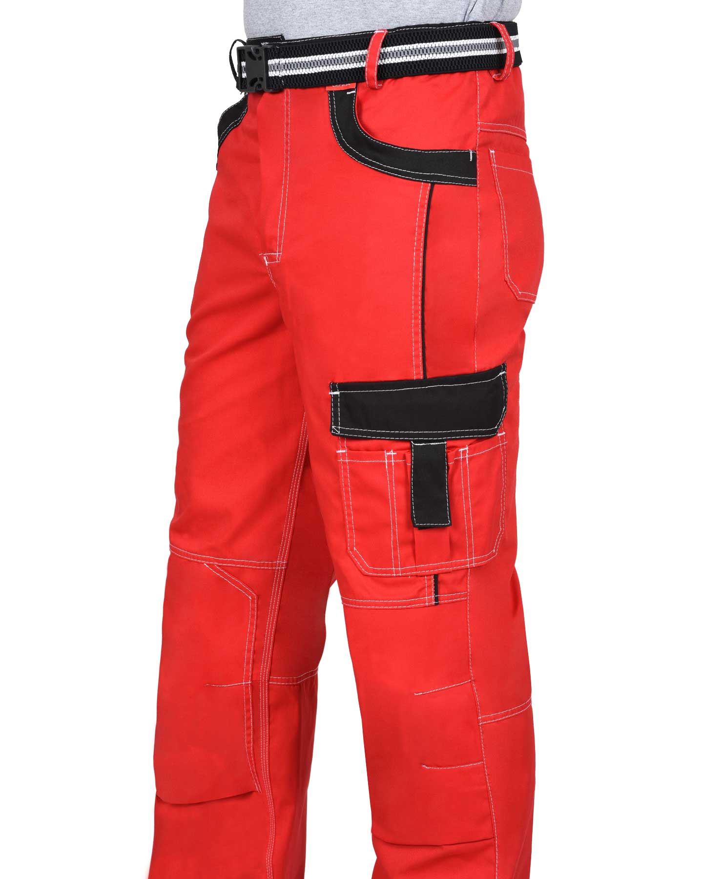 Костюм СИРИУС-ПРЕСТИЖ куртка, брюки красный с черным