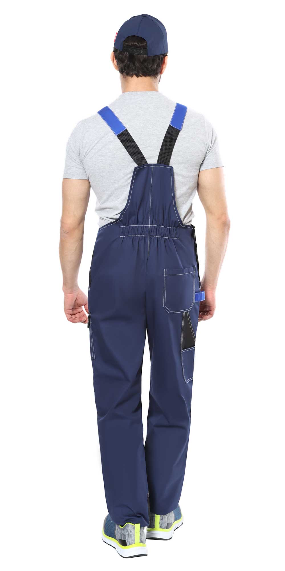 Полукомбинезон СИРИУС-ФАВОРИТ-МЕГА т.синий с черным и васильковым, СОП