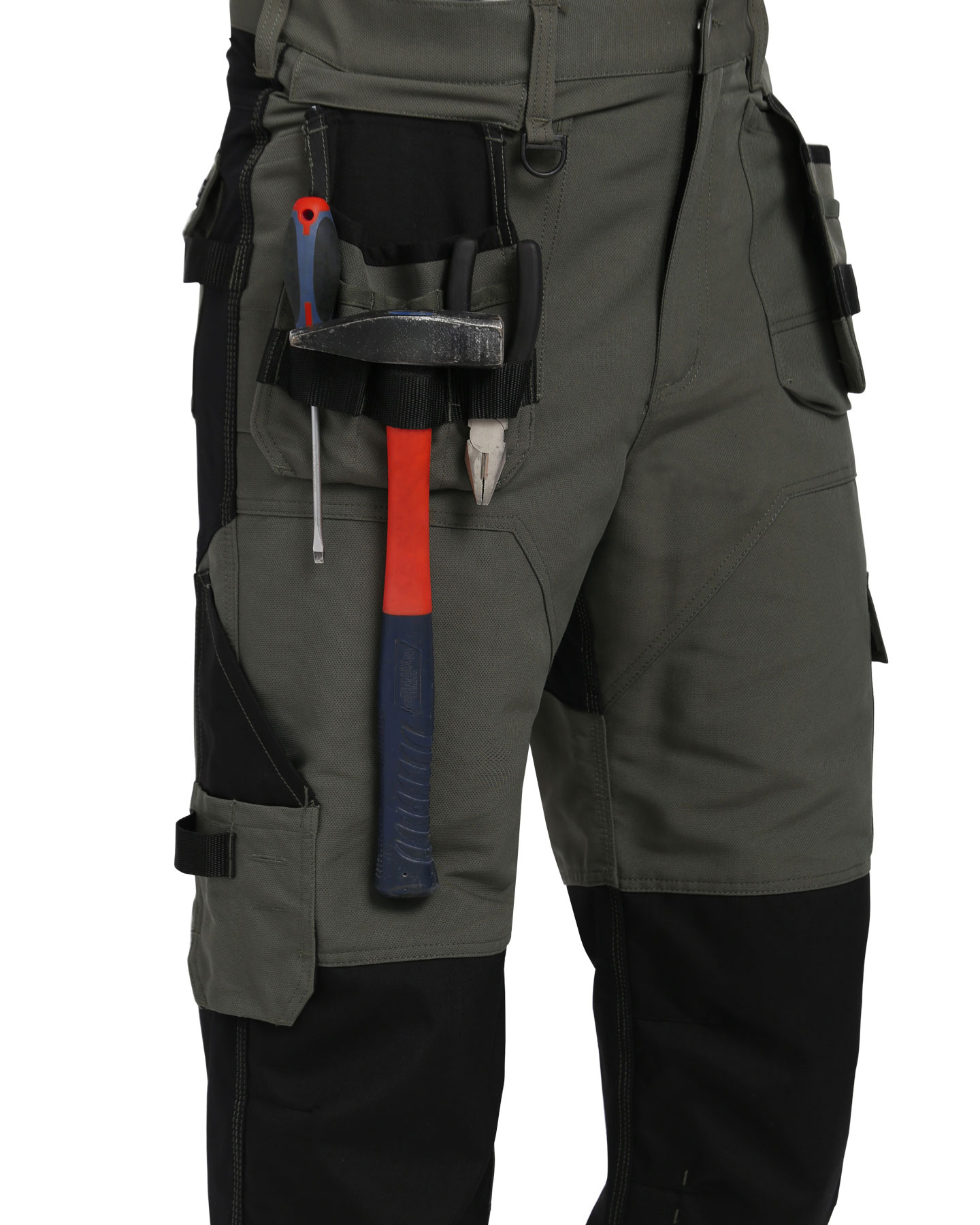 Костюм СИРИУС-ТРИТОН куртка, брюки хаки с черным тк.Кошачий глаз