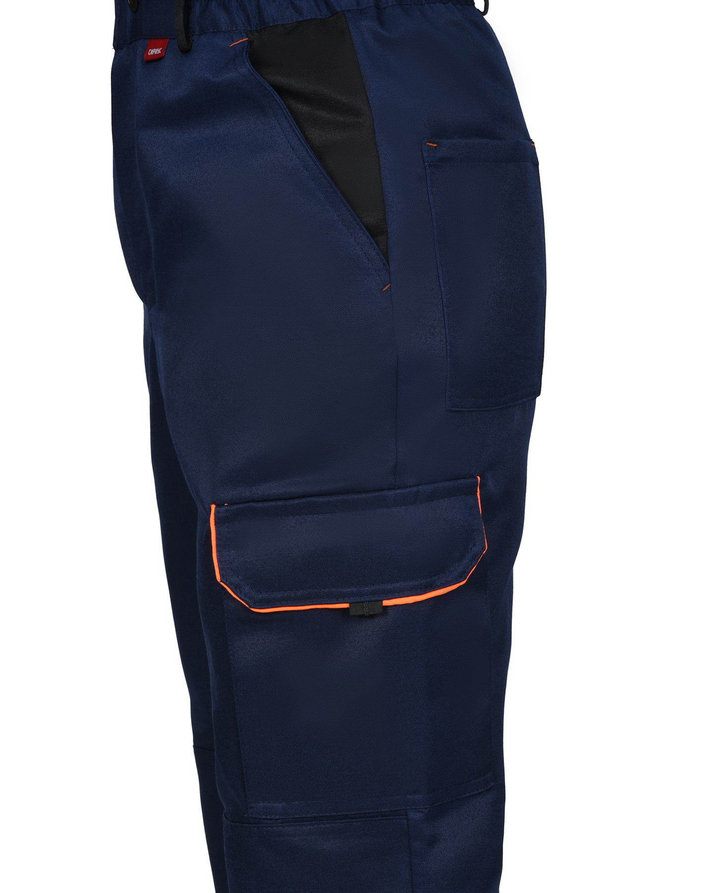 Костюм СИРИУС-ПРАКТИК куртка, брюки, темно-синий с черным и СОП