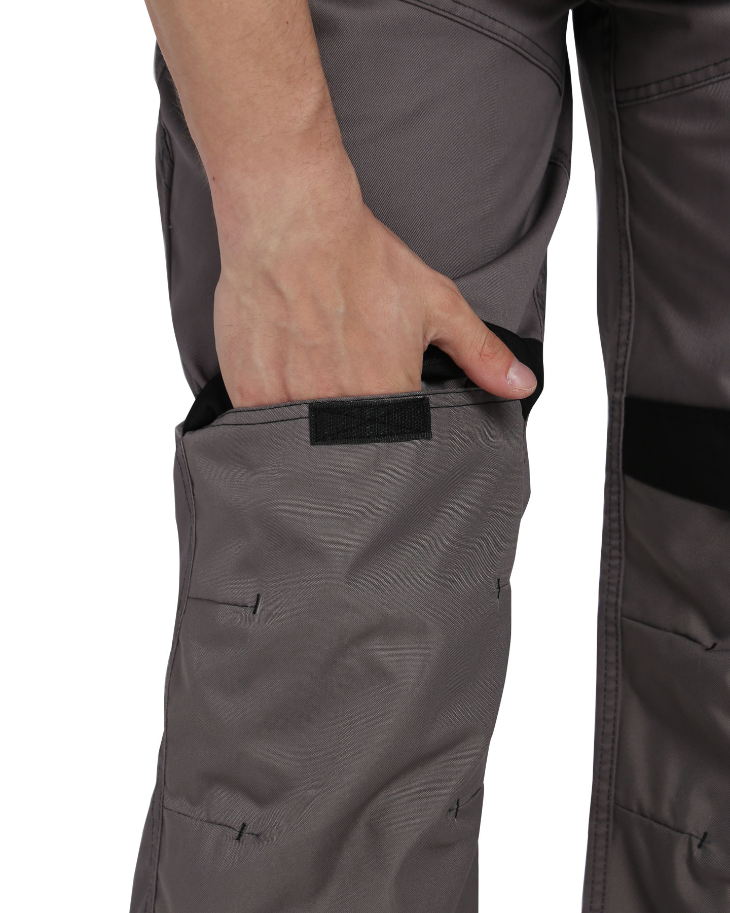 Костюм СИРИУС-ЦИТРИН куртка, п/к ср.серый с черным