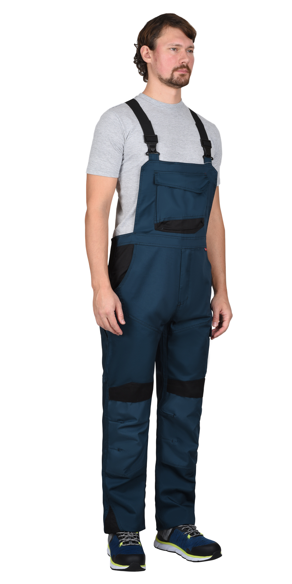 Полукомбинезон СИРИУС-ЦИТРИН морена с черным