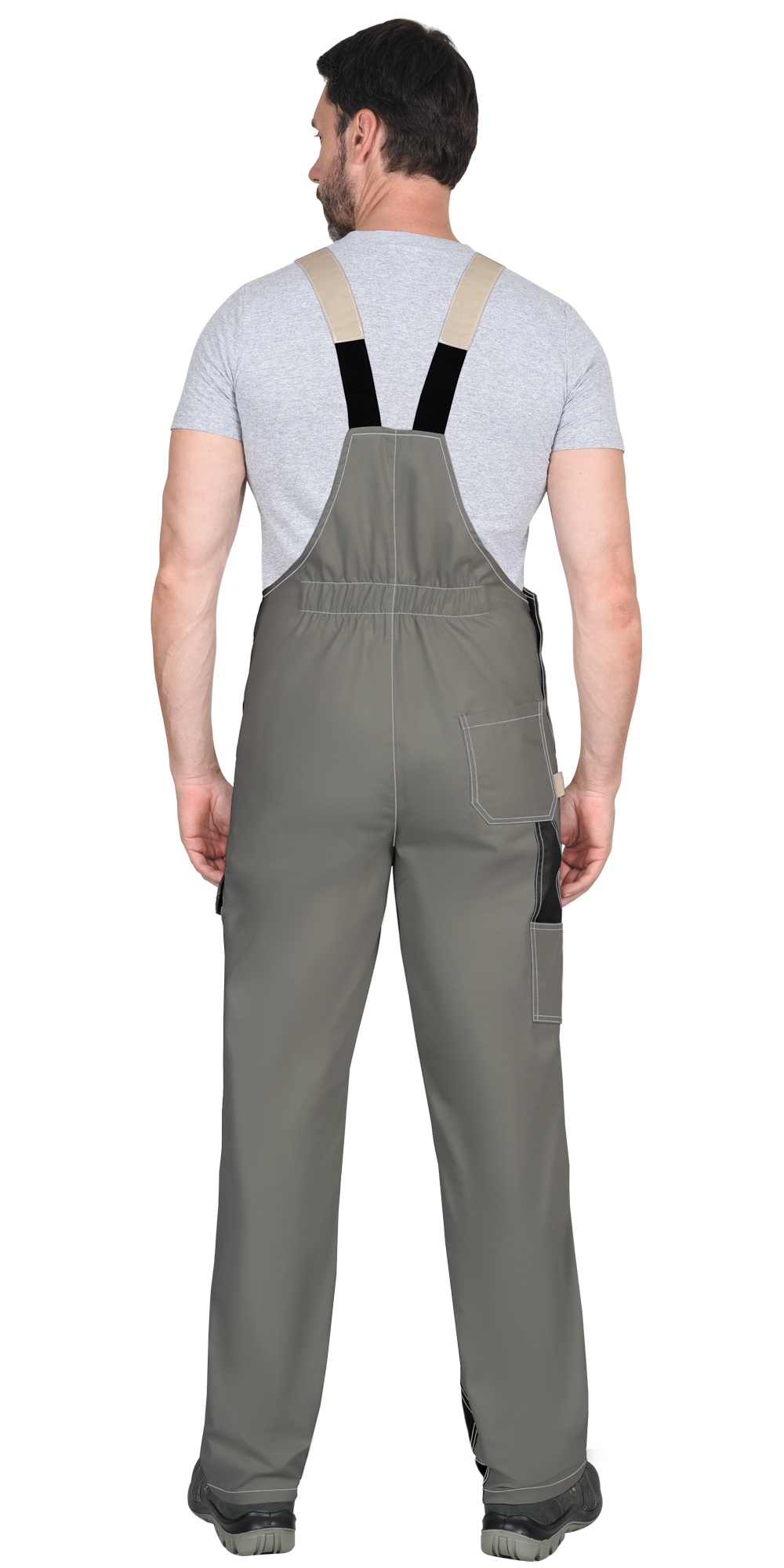 Полукомбинезон СИРИУС-КАСПИЙ оливковый с черным и песочным, СОП