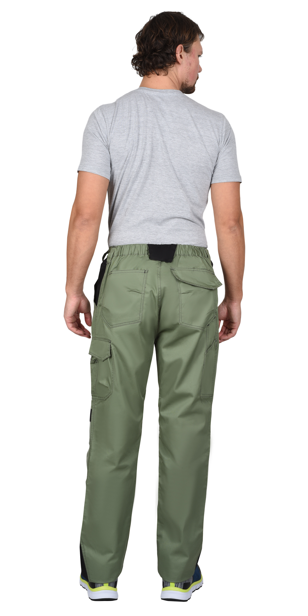 Костюм СИРИУС-ЦИТРИН куртка, брюки, светло-оливковый с черным