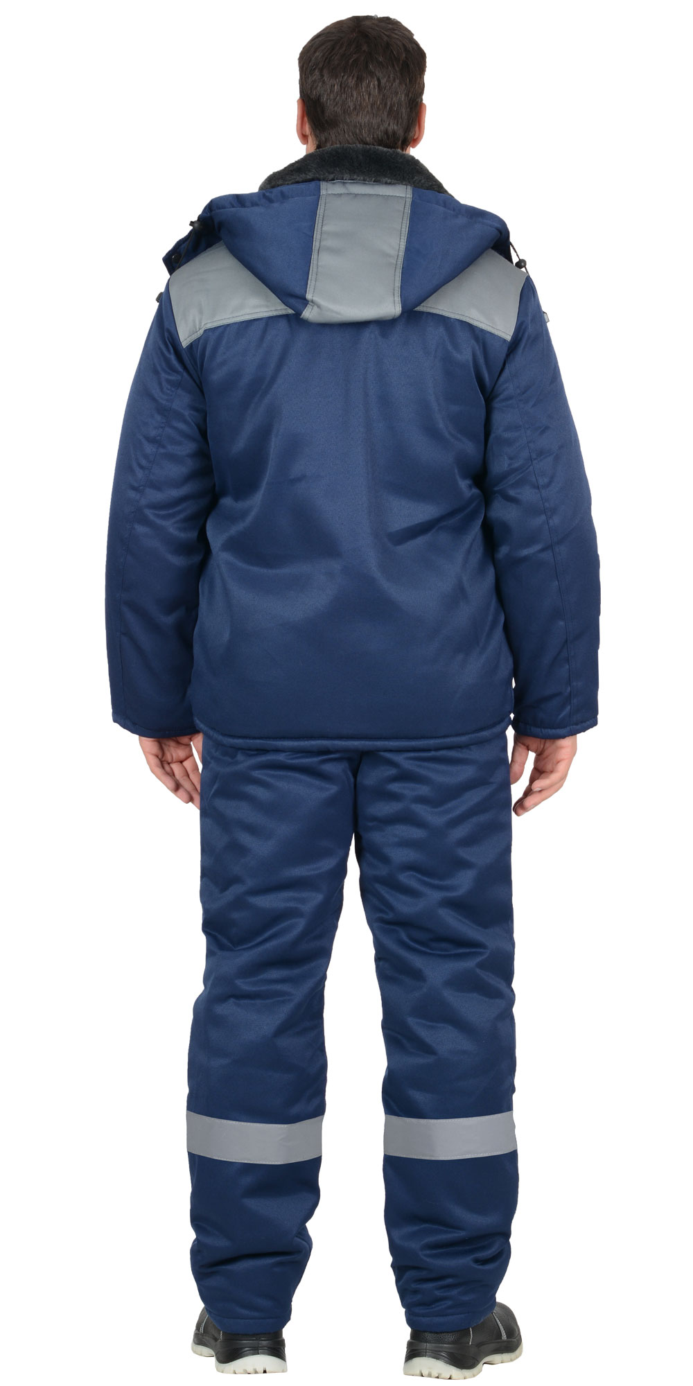 Костюм СИРИУС-ПРОФЕССИОНАЛ куртка, п/к, синий с серым