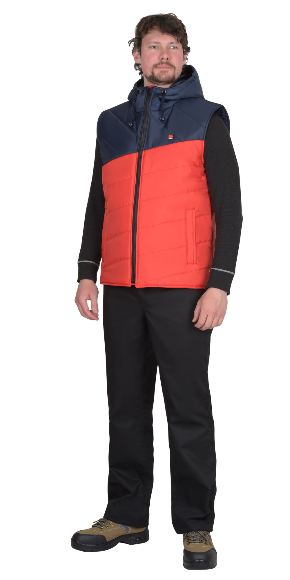 Жилет СИРИУС-ЭЛЬБРУС красный с темно-синим