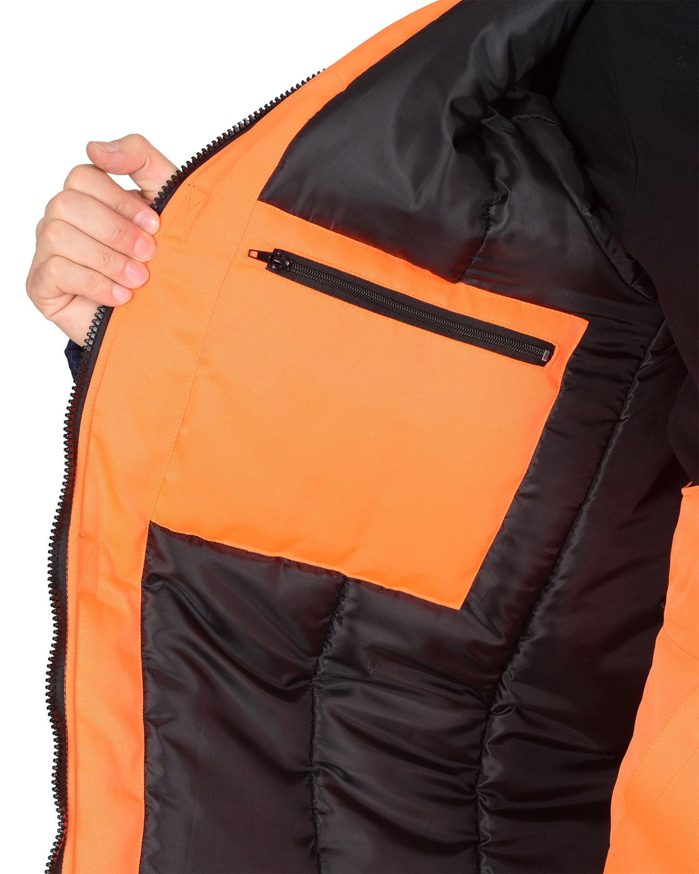 Костюм СИРИУС-МАГИСТРАЛЬ-3-РОСС куртка, п/к, синий с оранжевым и СОП