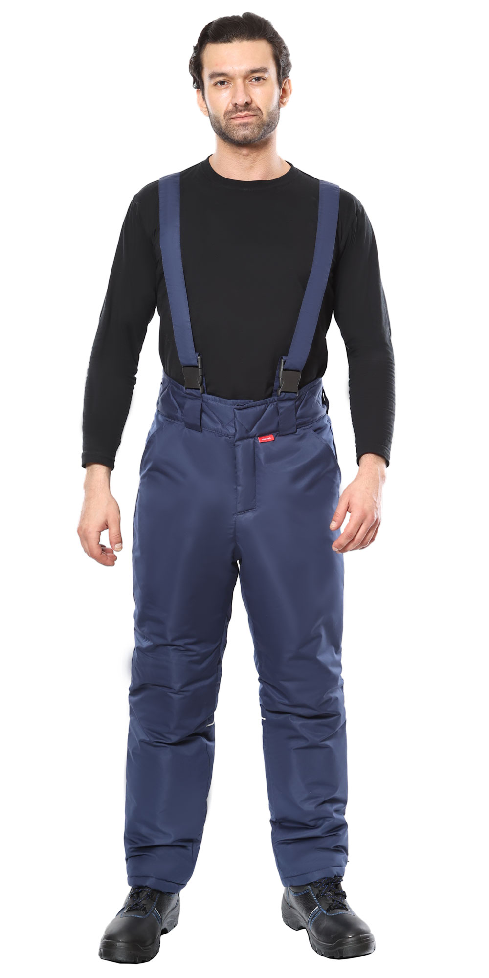 Костюм СИРИУС-КОМФОРТ зимний, куртка, брюки, синий с чёрным 