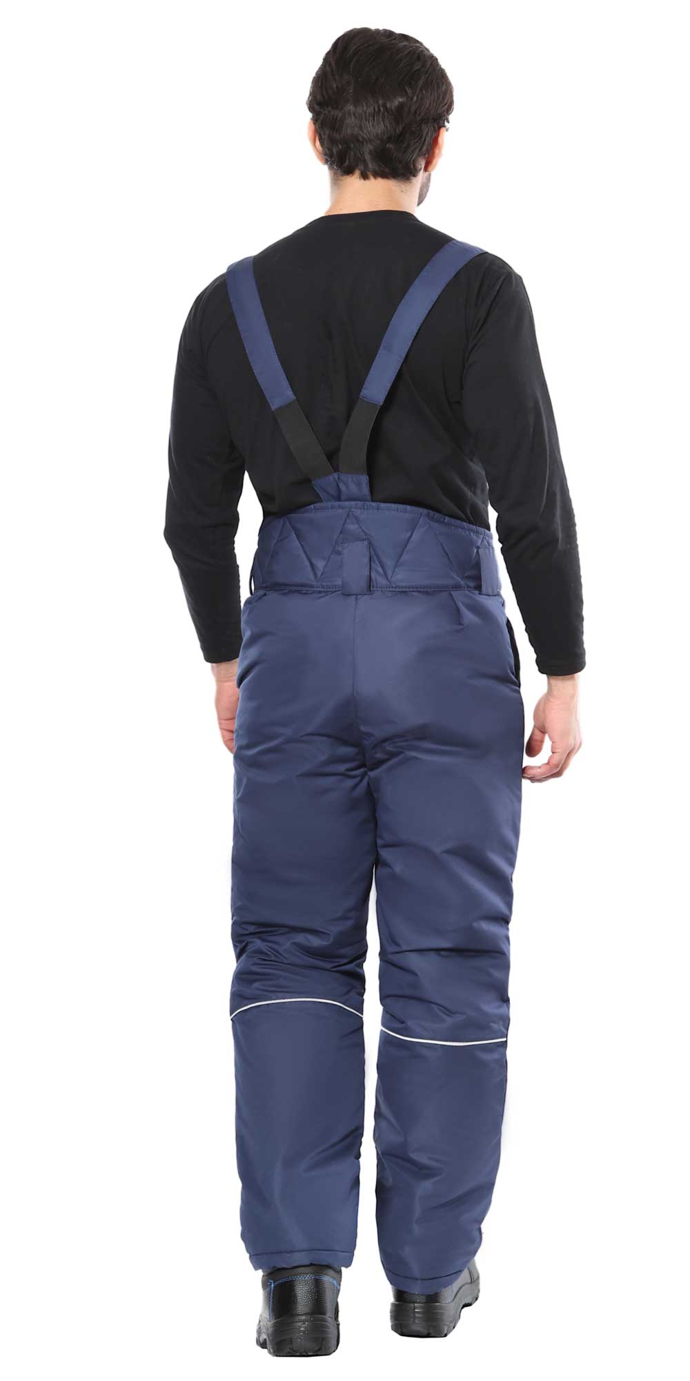 Костюм СИРИУС-КОМФОРТ зимний, куртка, брюки, синий с чёрным 