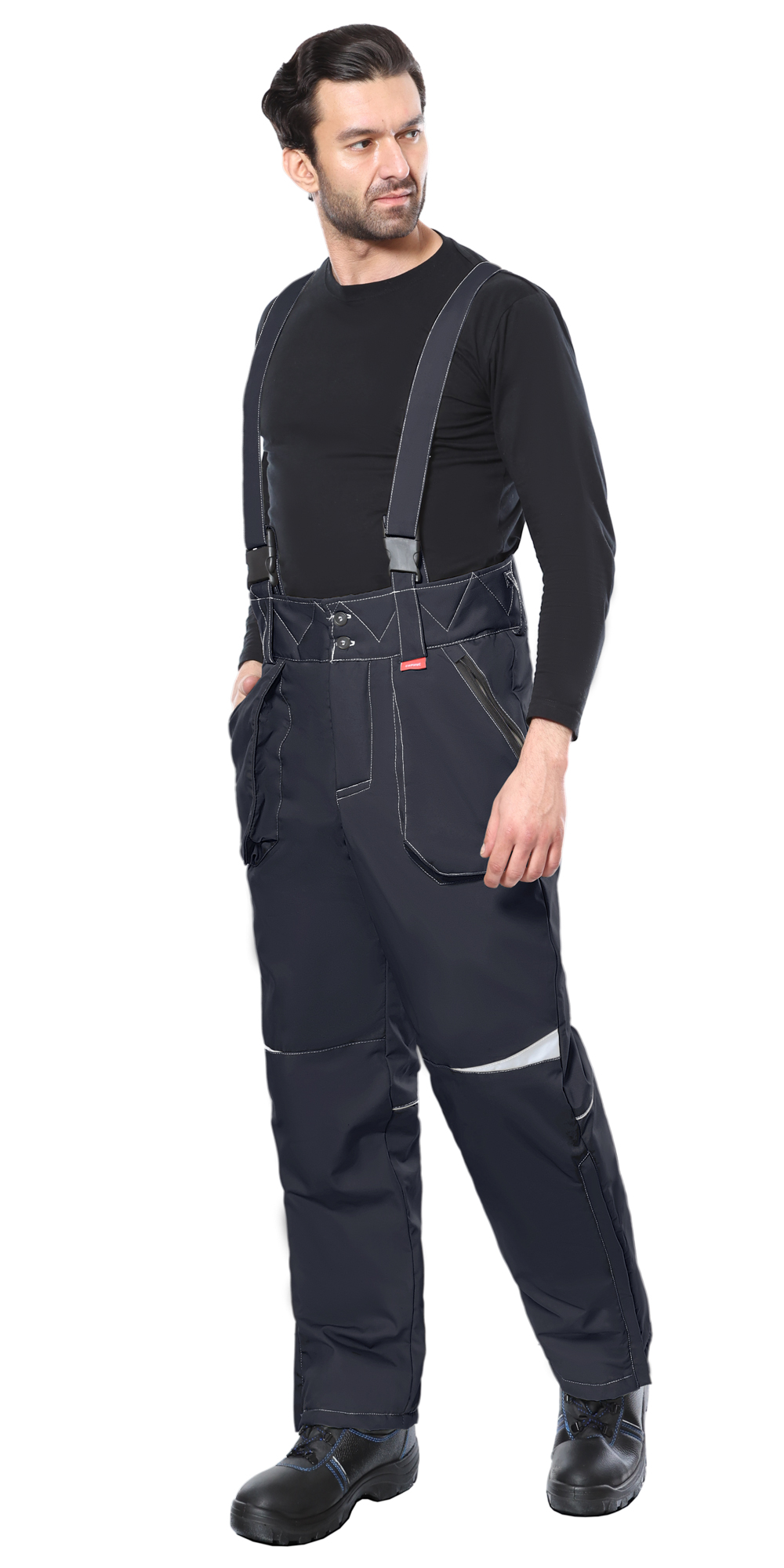 Костюм СИРИУС-ОЗОН куртка, брюки, синий с серым