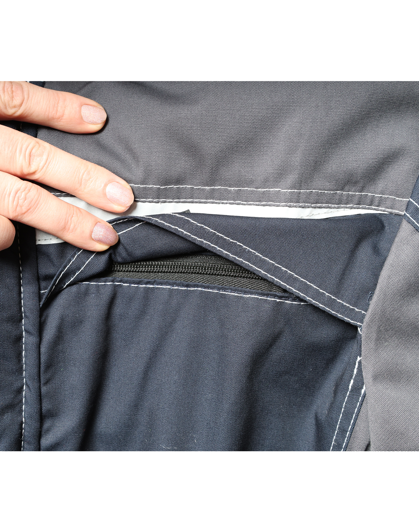 Костюм СИРИУС-ОЗОН куртка, брюки, синий с серым