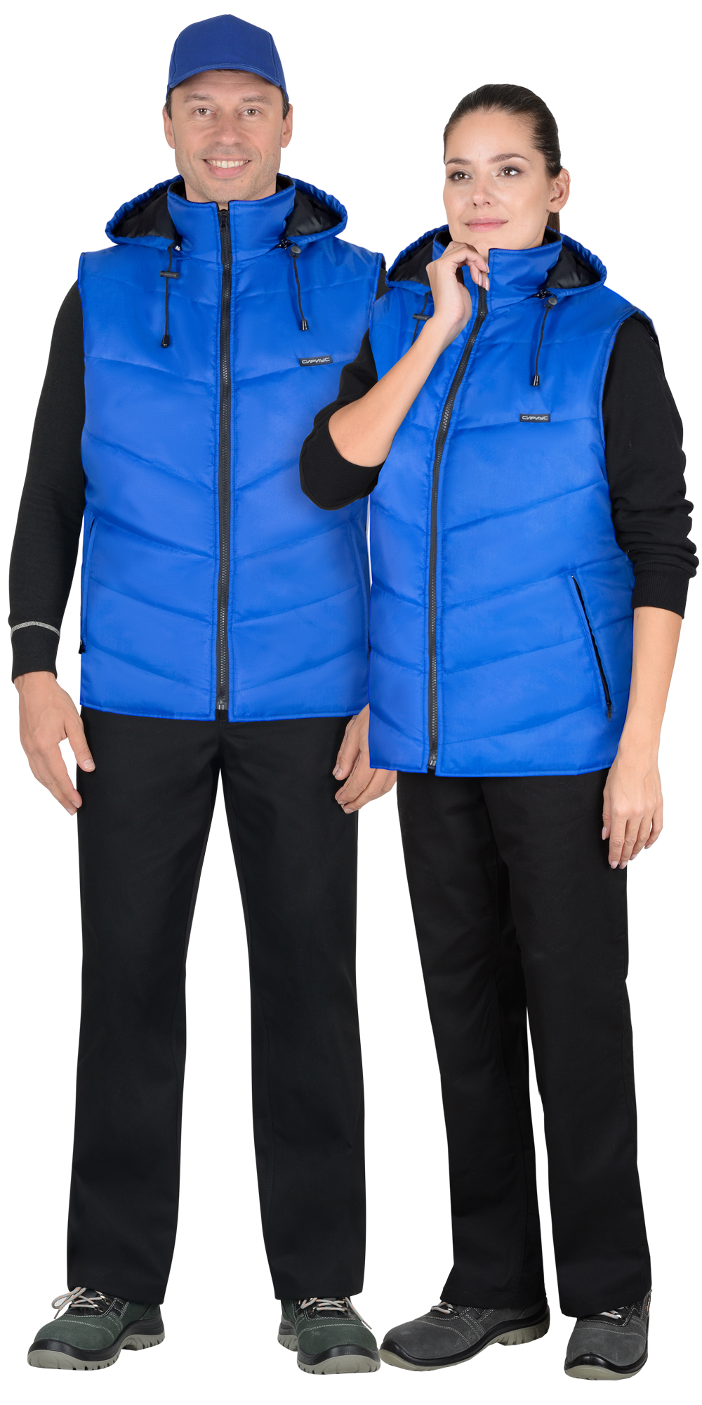 Жилет СИРИУС-ИМИДЖ васильковый