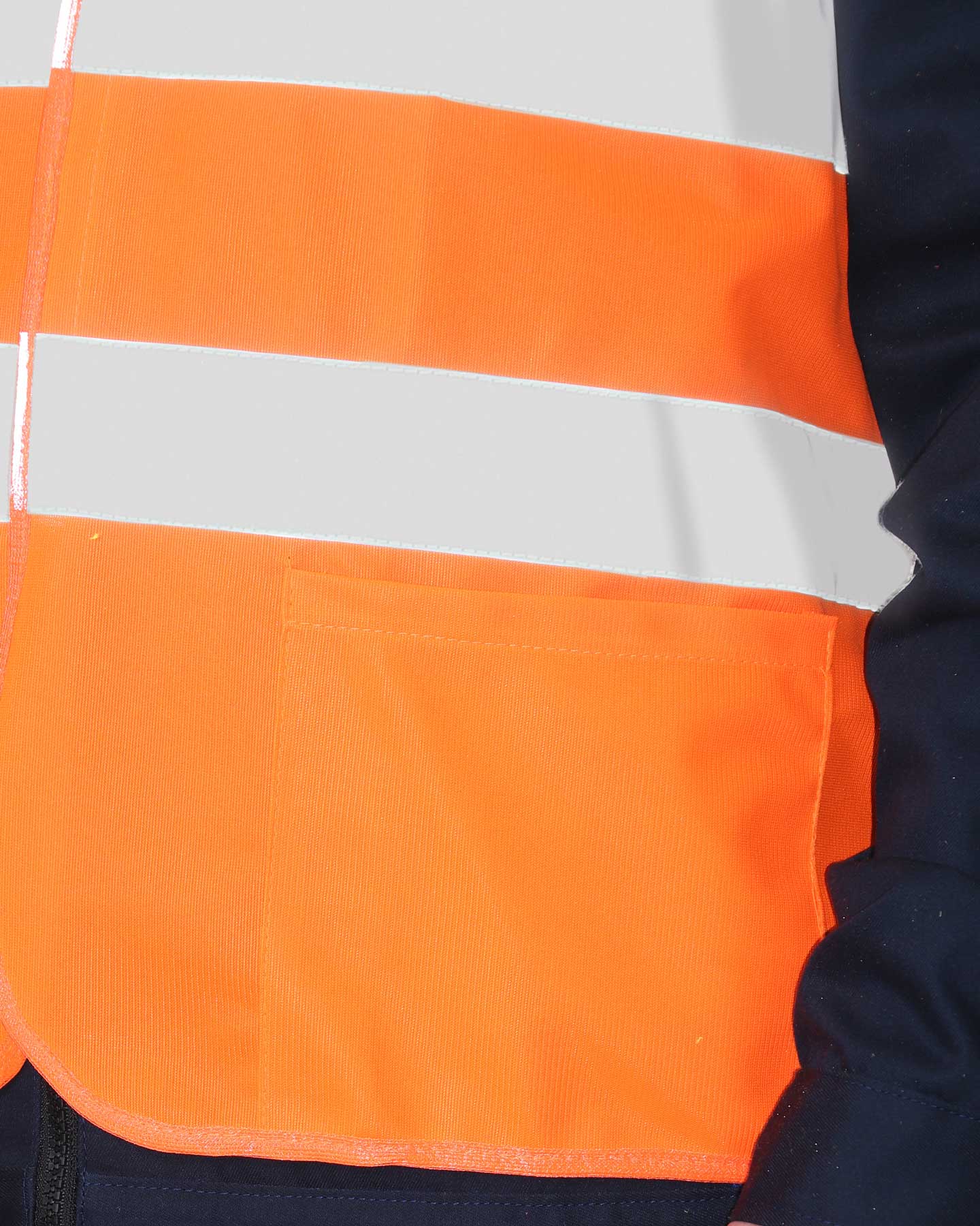 Жилет сигнальный SIRIUS класс 2, 2 СОП (трик.120 гр/м2, карманы) оранжевый (ЧЗ)