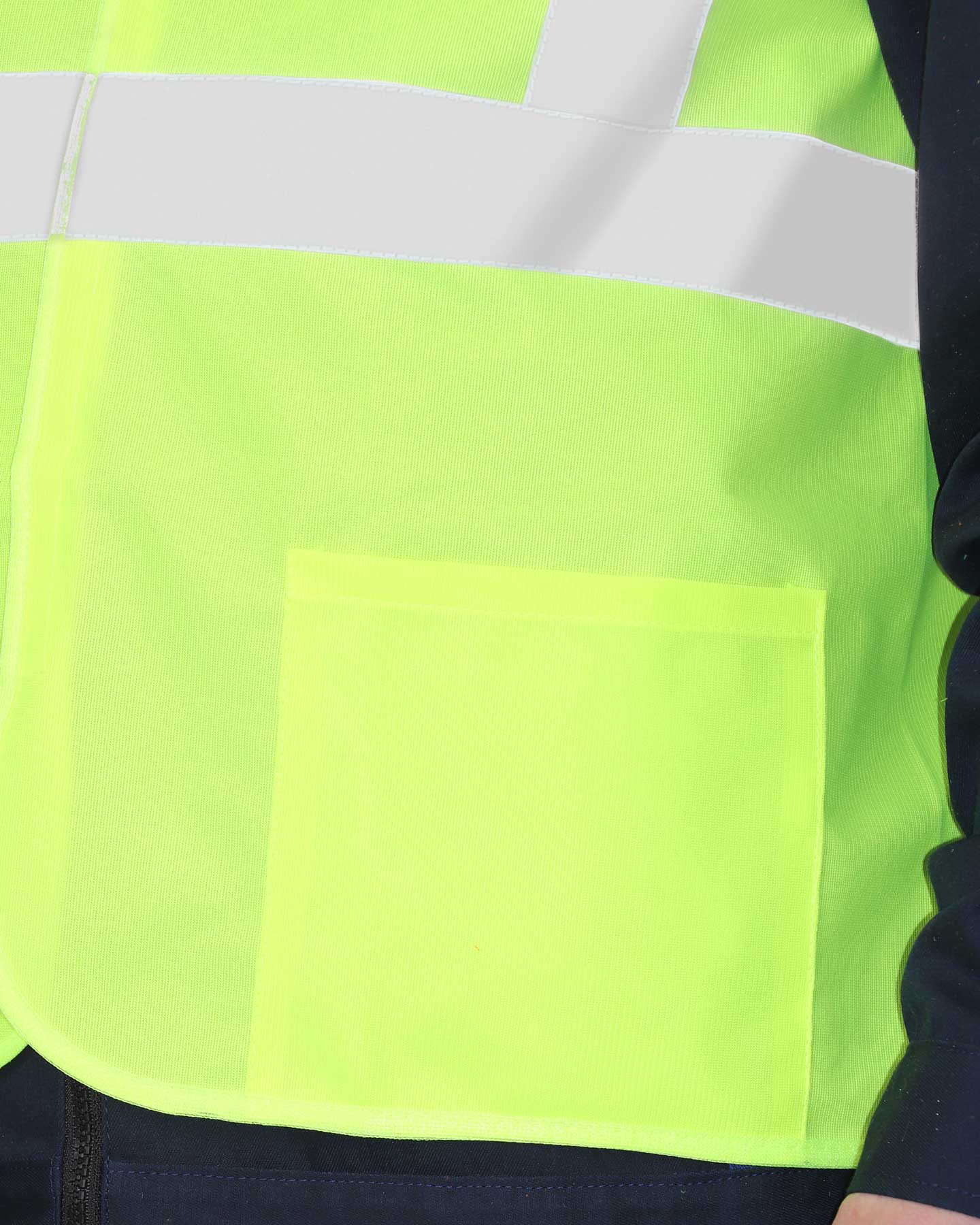 Жилет сигнальный SIRIUS класс 2, 3 СОП (трик.120 гр/м2, карманы) лимонный (ЧЗ)