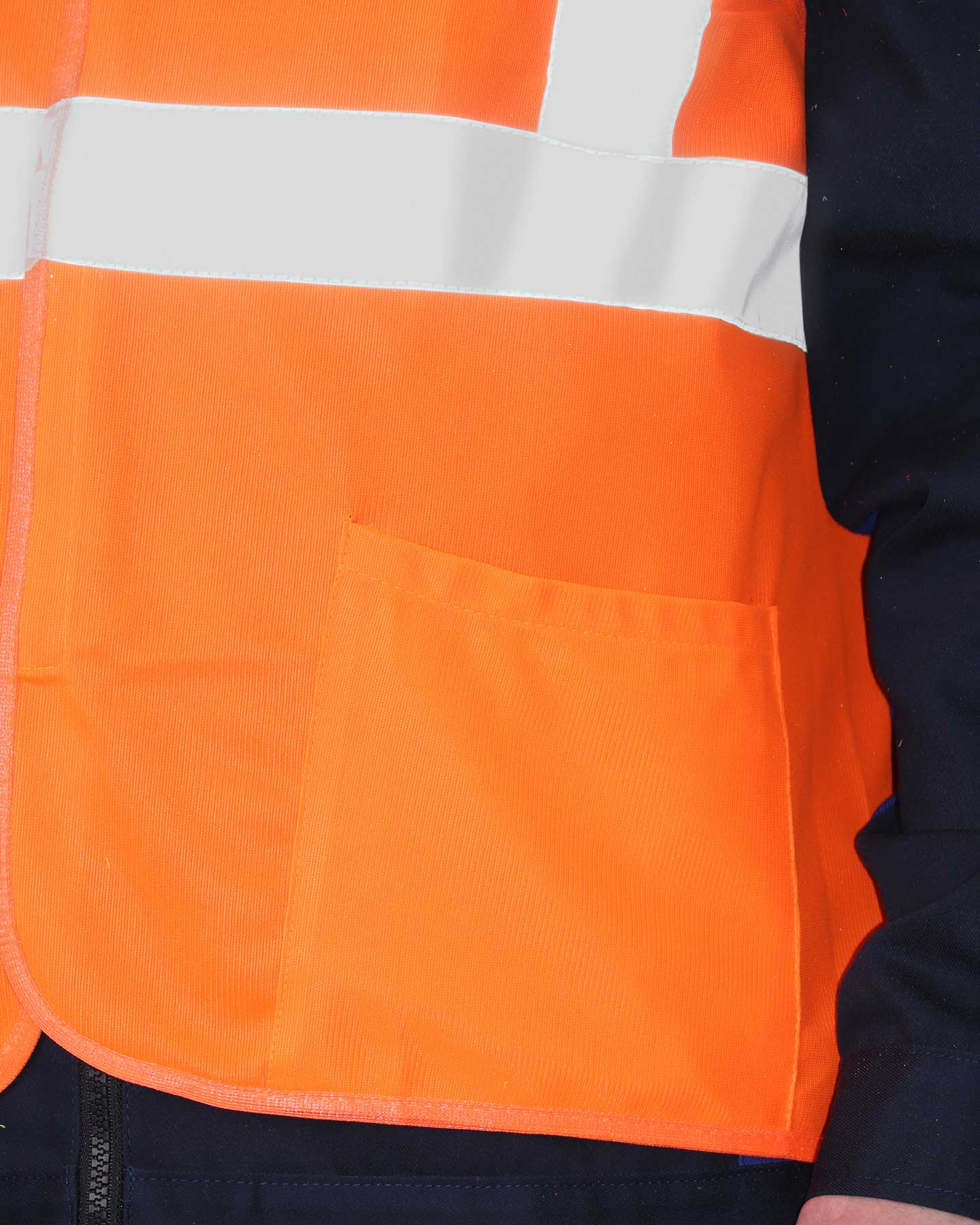 Жилет сигнальный SIRIUS класс 2, 3 СОП (трик.120 гр/м2, карманы) оранжевый (ЧЗ)