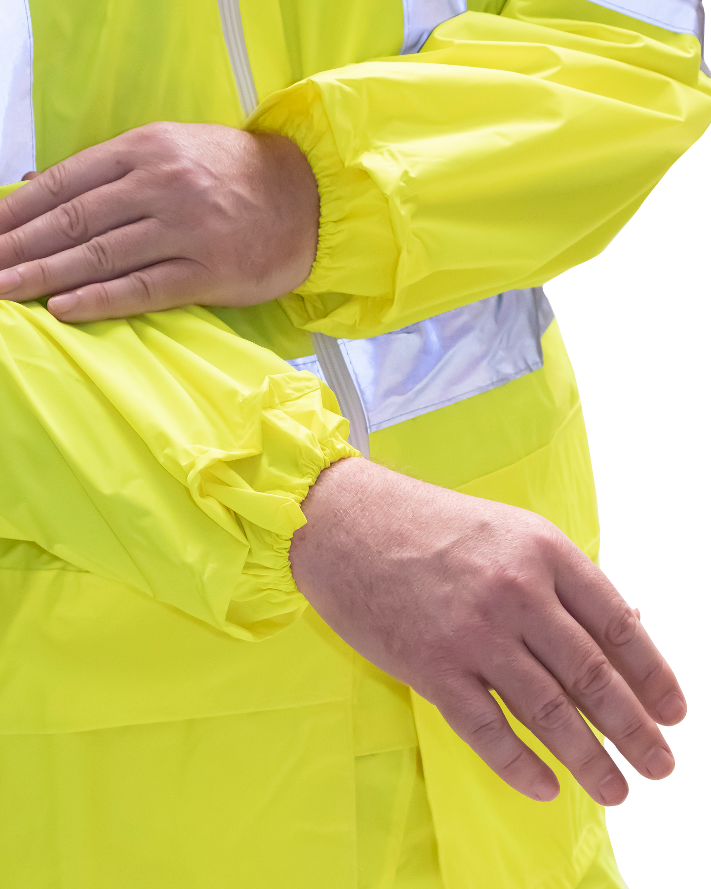Костюм влагозащитный сигнальный с СОП SIRIUS Профи (225 гр/м2) лимонный (ЧЗ)
