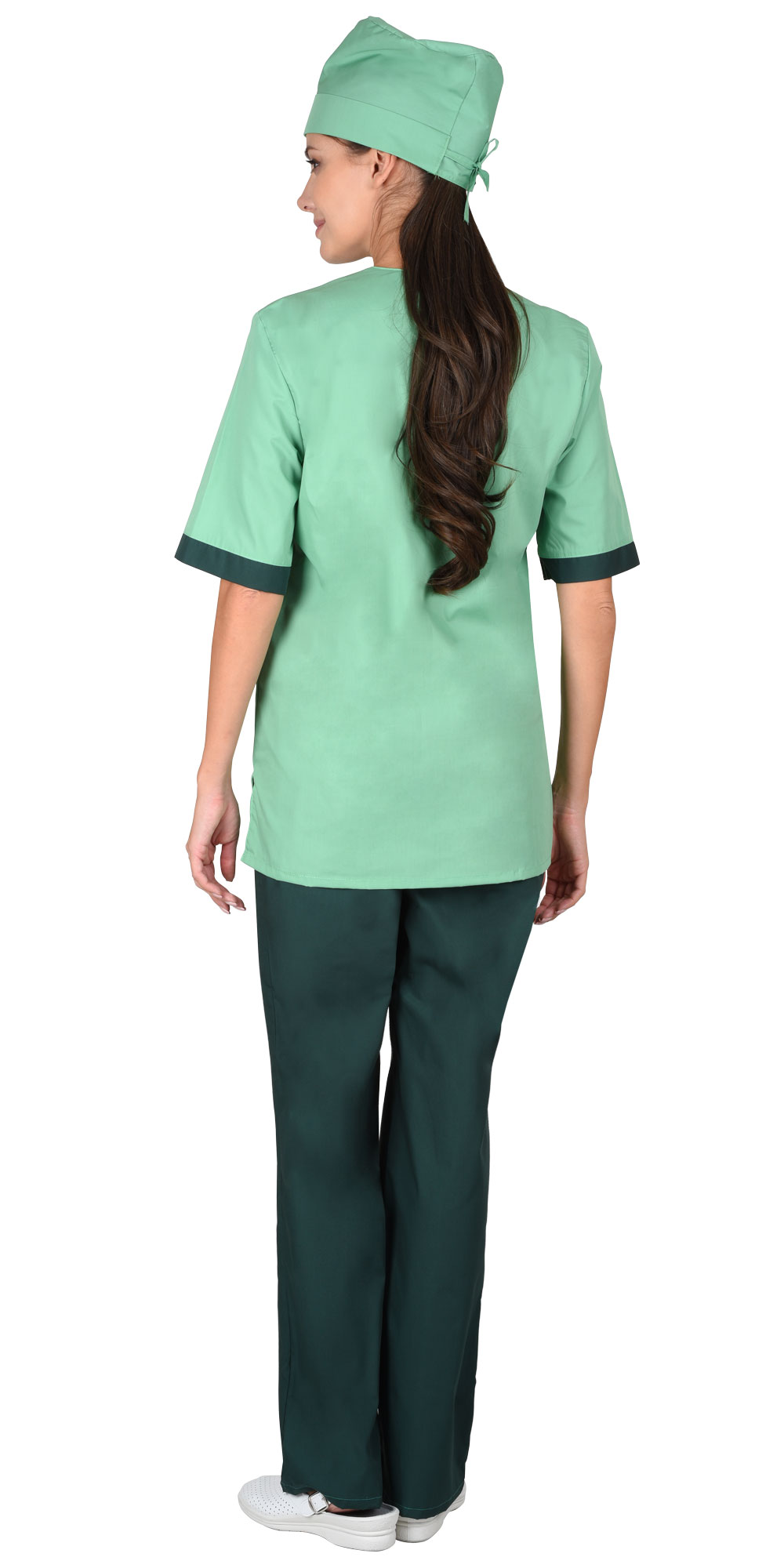 Костюм СИРИУС-СОФИЯ женский светлая мята с тёмно-зелёным