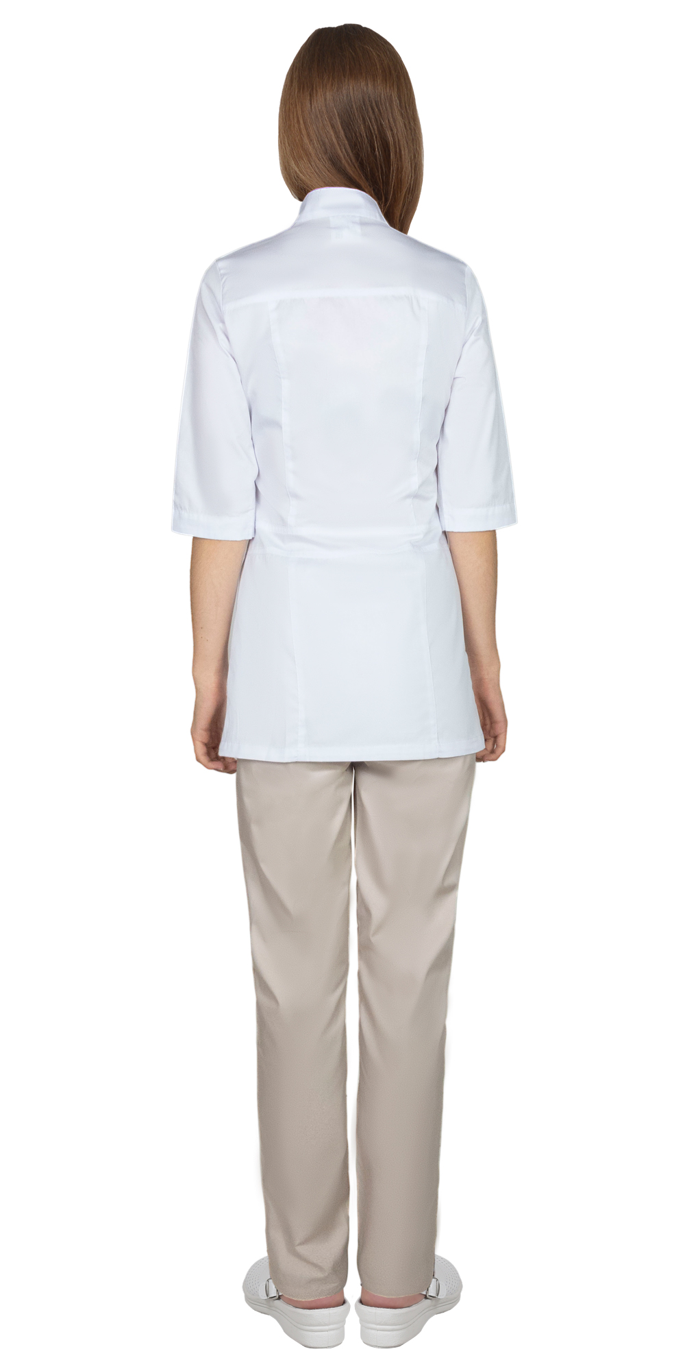 Костюм СИРИУС-БАРБАРА женский белый с бежевым