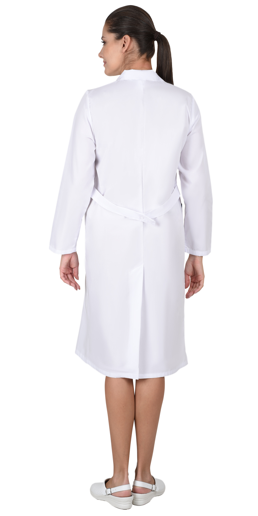 Халат СИРИУС-ЛИЗА женский белый с салатовым