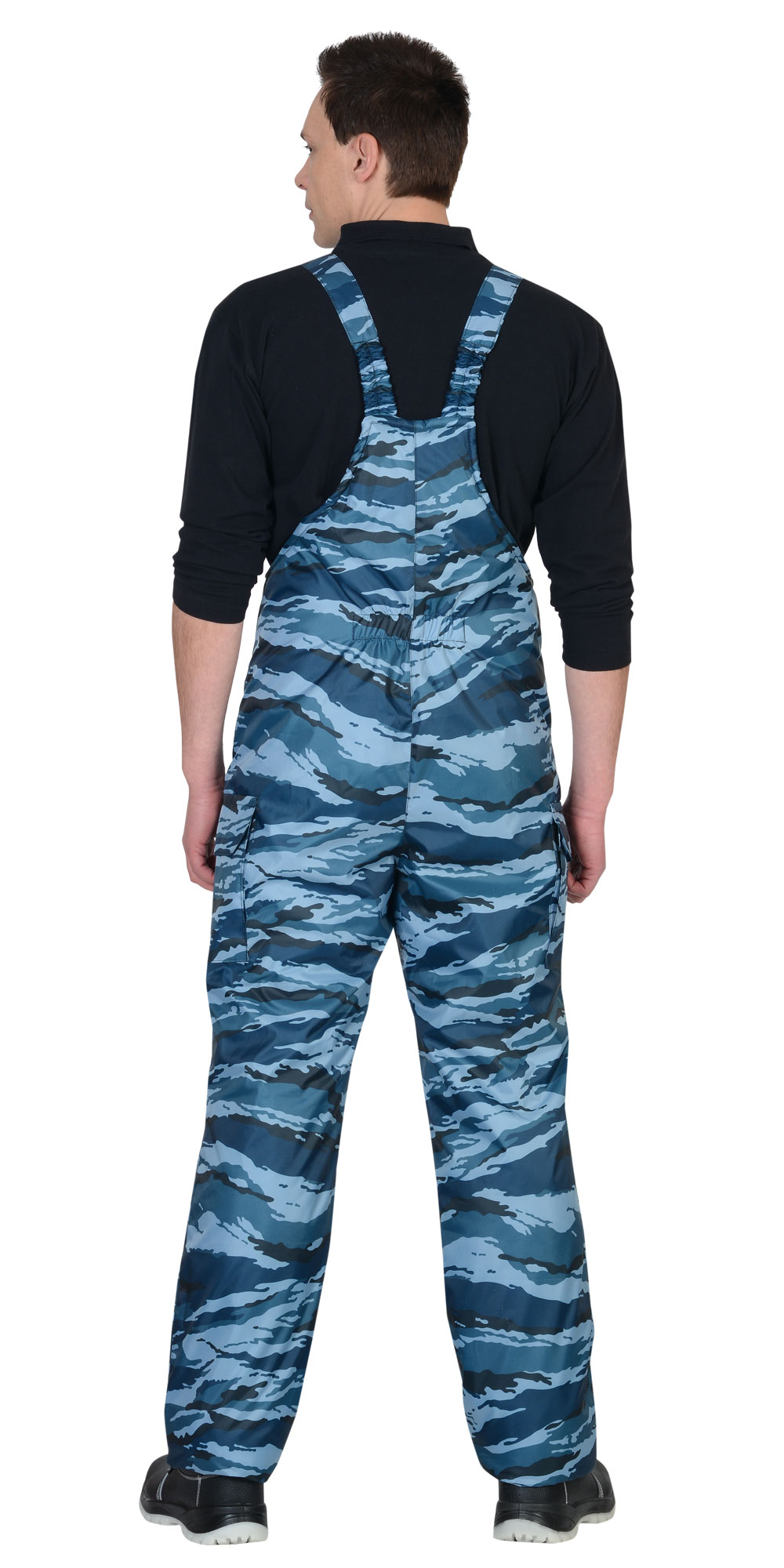 Костюм СИРИУС-БЕЗОПАСНОСТЬ зимний: куртка, п/комб. КМФ серый вихрь 