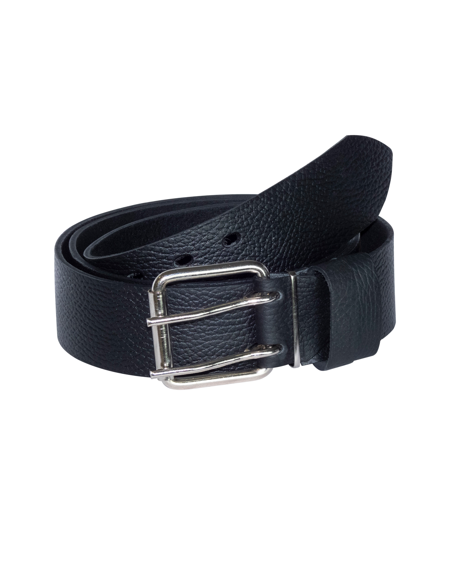 Ремень ОМОН кожаный 45мм чёрный