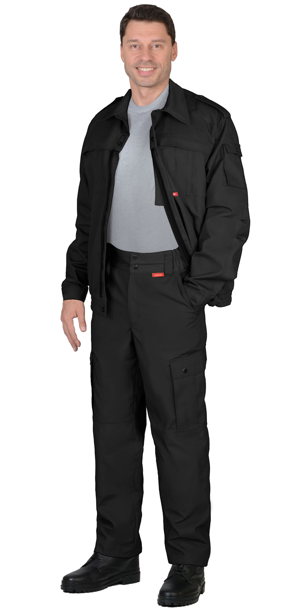 Костюм СИРИУС-ТАЙФУН куртка, брюки, черный