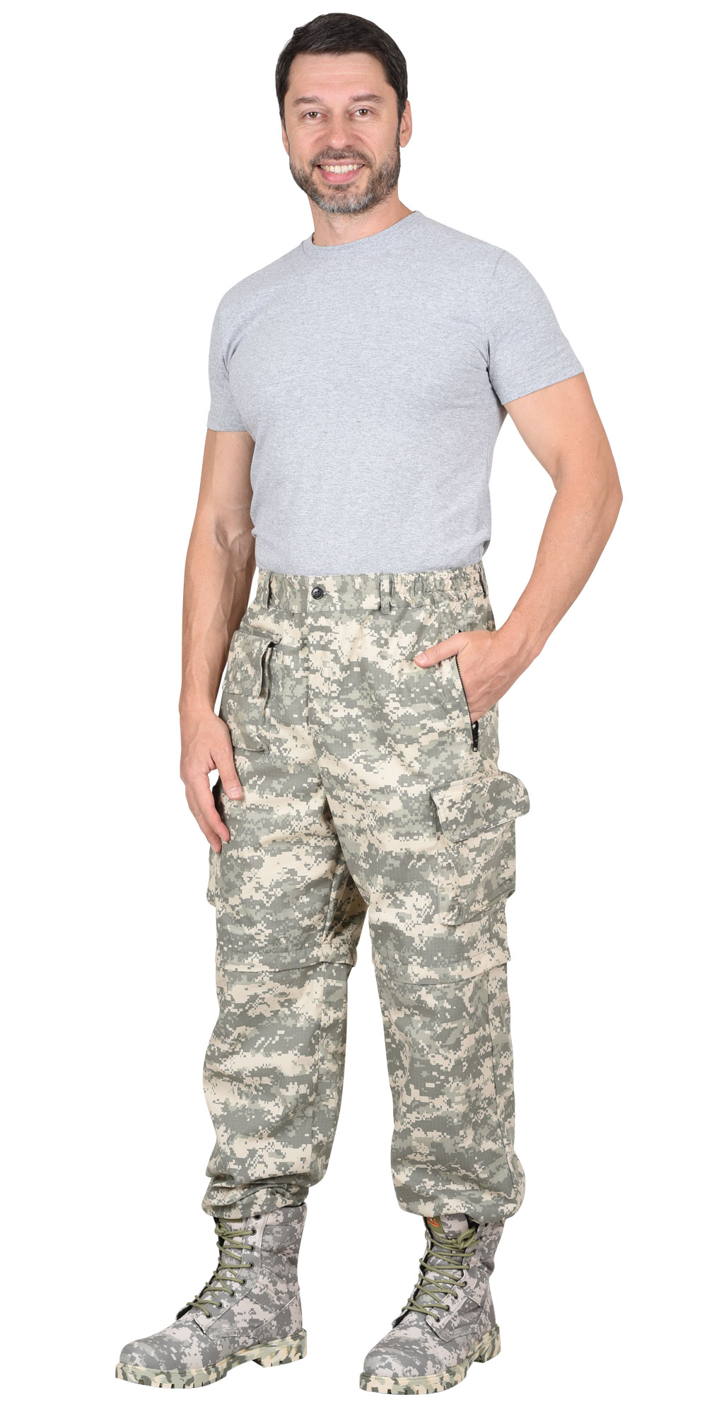 Костюм СИРИУС-ТИГР куртка, брюки (тк. Рип-стоп 210) КМФ Пустыня