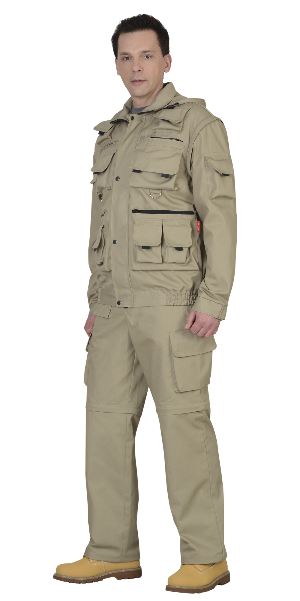 Костюм СИРИУС-ТИГР куртка, брюки (тк. Rodos 245) Песочный