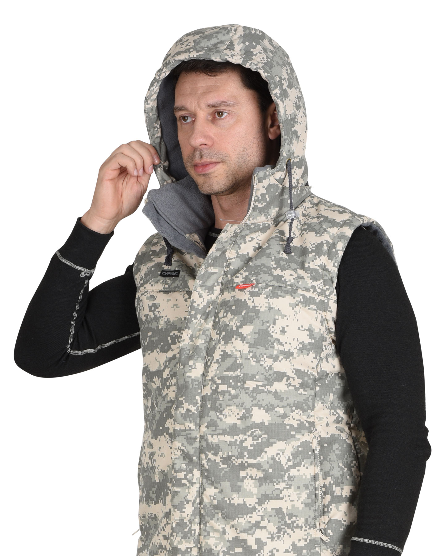 Жилет СИРИУС-ТИГР (тк. Рип-стоп) КМФ Пустыня