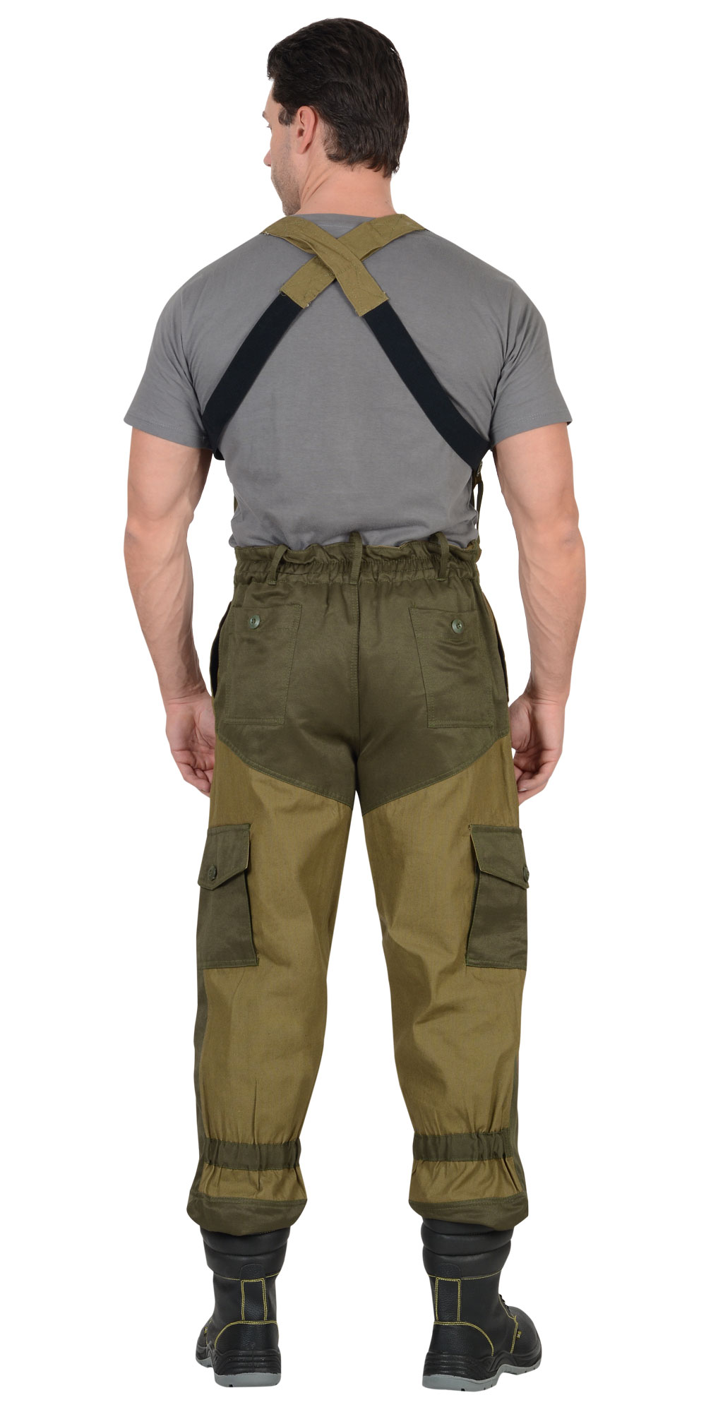 Костюм СИРИУС-ГОРКА куртка, брюки, помочи (полотно палаточное) хаки