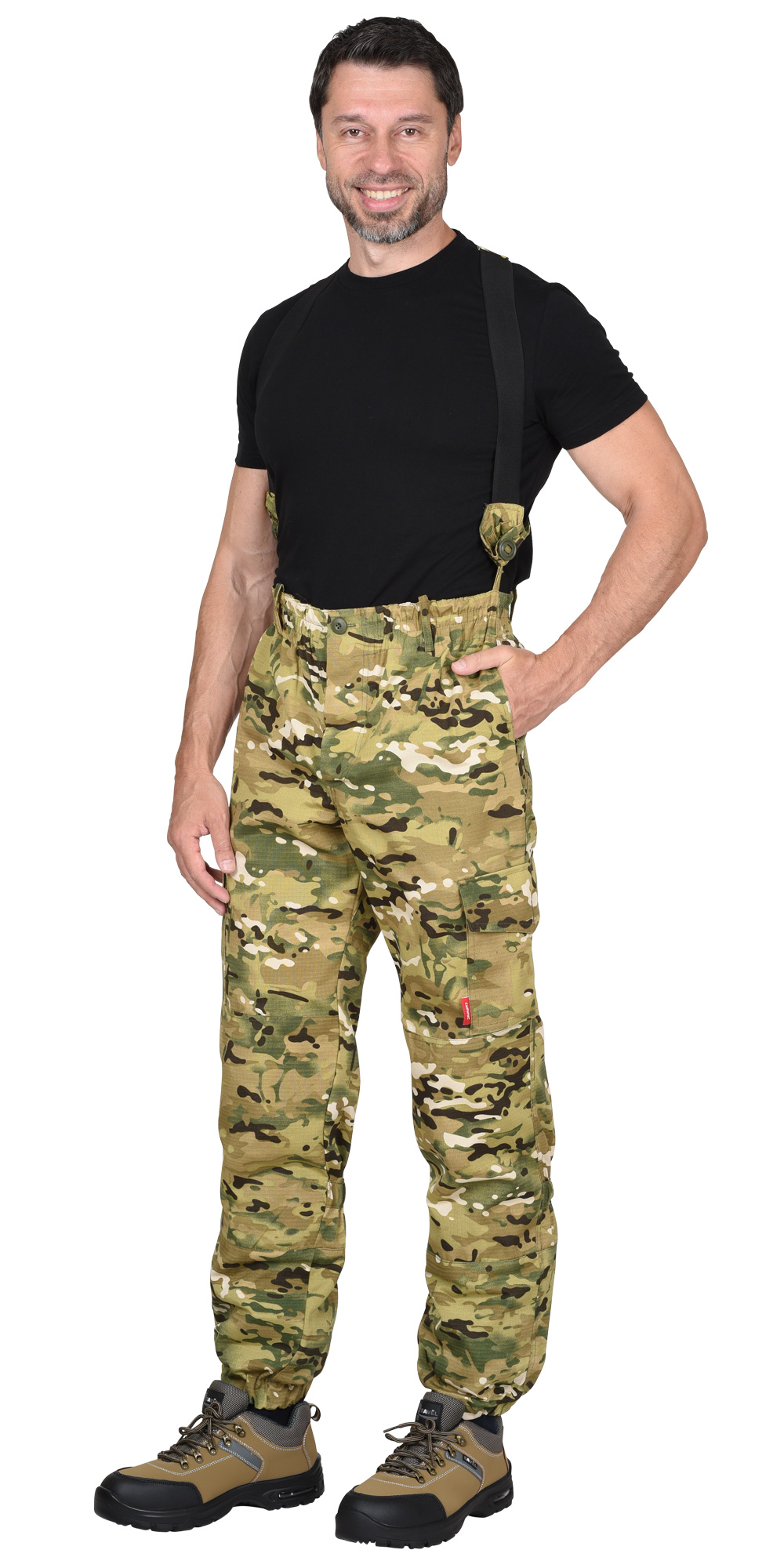 Костюм СИРИУС-ГОРКА куртка, брюки, помочи, КМФ Мультикам