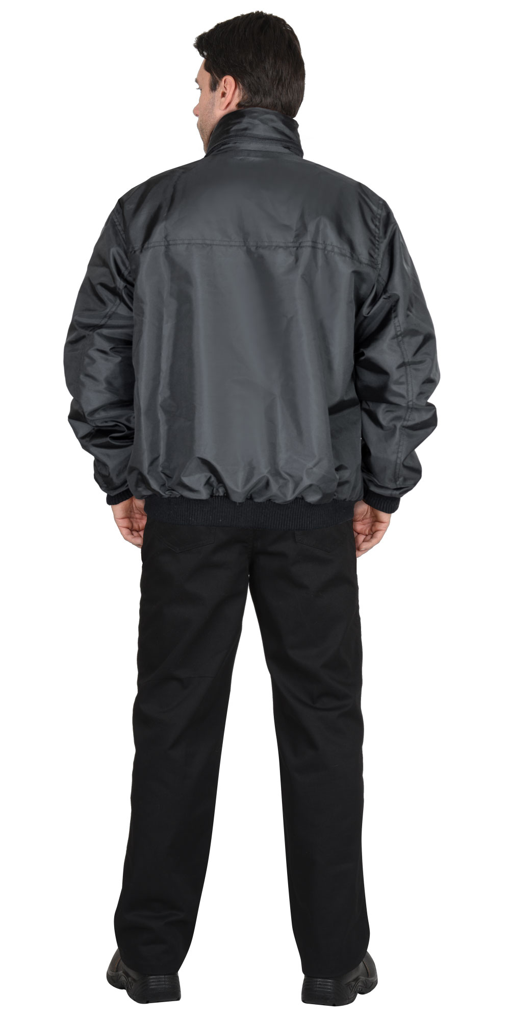 Куртка СИРИУС-ПИКНИК демисезон. укороченная (тк. Оксфорд, пл. 140), черная