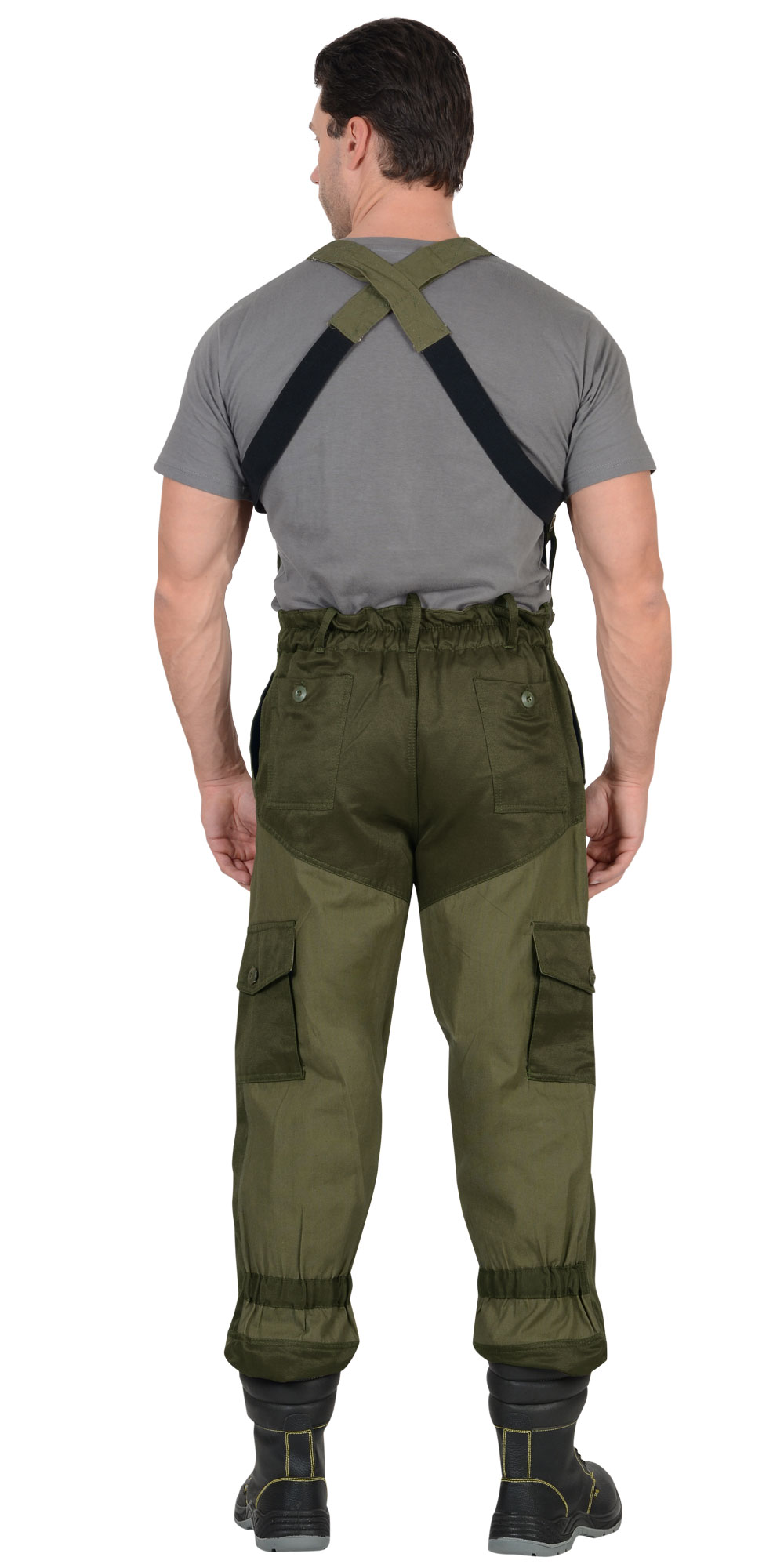 Костюм СИРИУС-ГОРКА куртка, брюки, помочи (полотно палаточное) олива