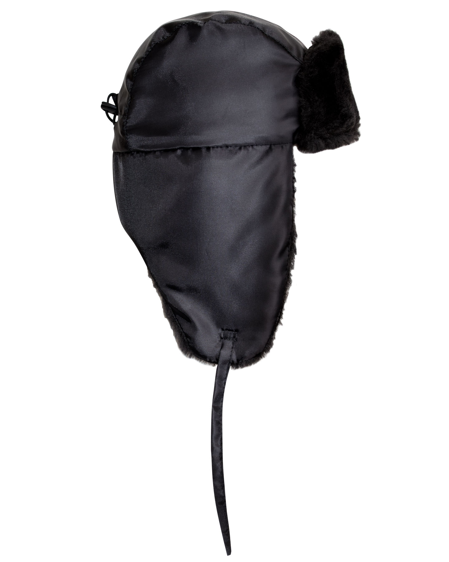 Шапка-ушанка СИРИУС-ЛЮКС черная (тк. Оксфорд)