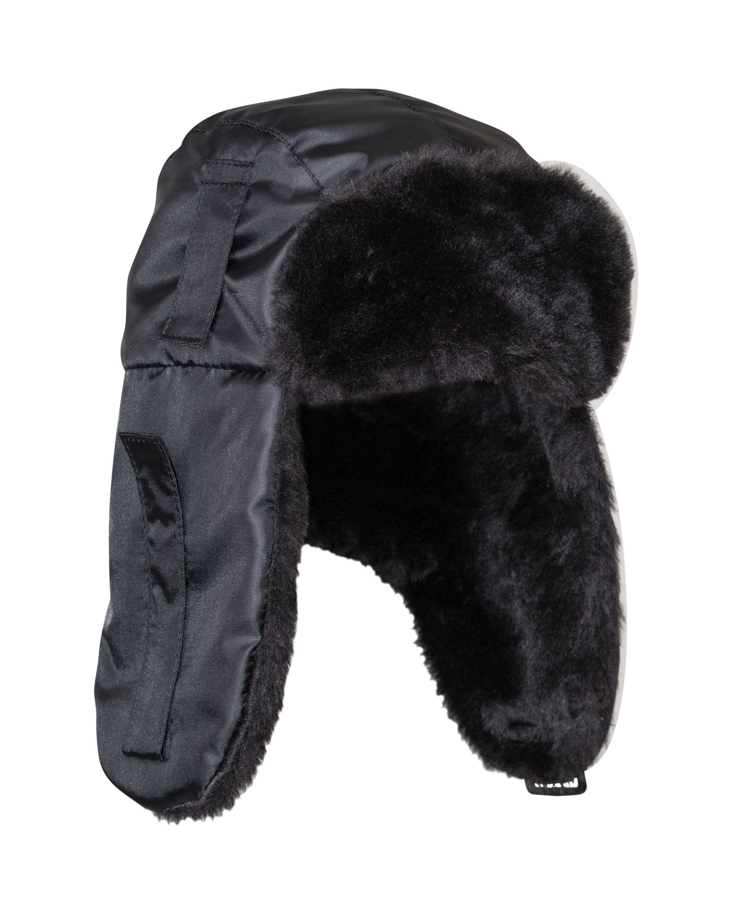 Шапка-ушанка СИРИУС-ЕВРО черная (тк. Оксфорд) 