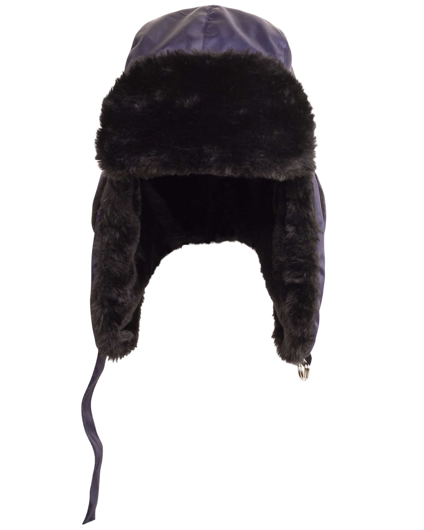 Шапка-ушанка СИРИУС-ЕВРО плюс т.синяя (тк. Оксфорд) 