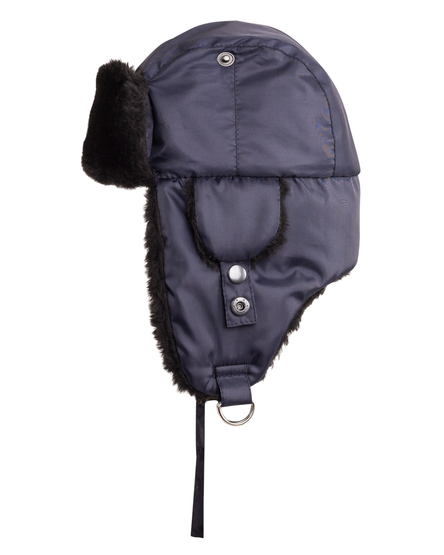 Шапка-ушанка СИРИУС-ЕВРО плюс т.синяя (тк. Оксфорд) 