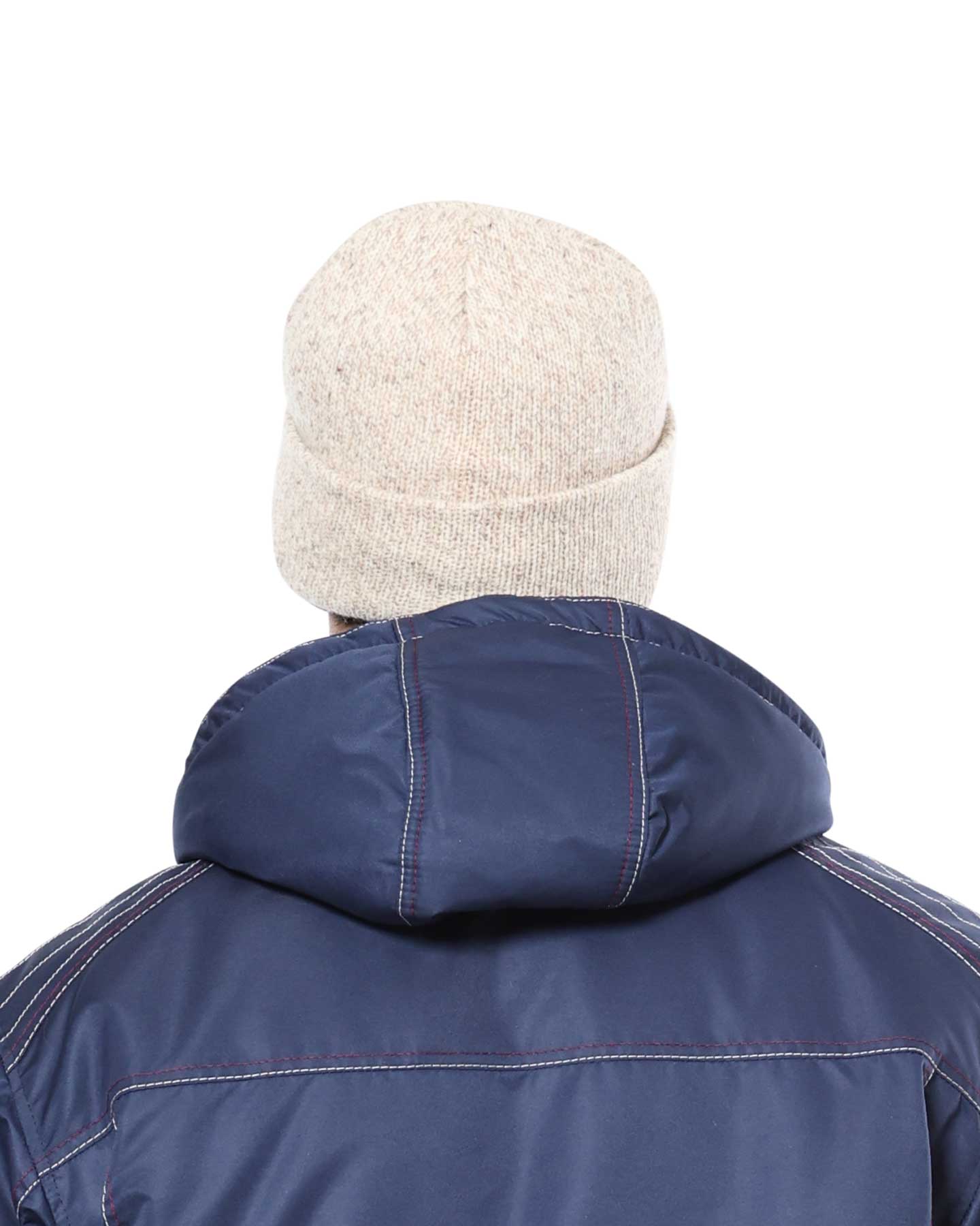 Шапка полушерстяная Иней, утеплитель Тинсулейт, цвет беж.меланж