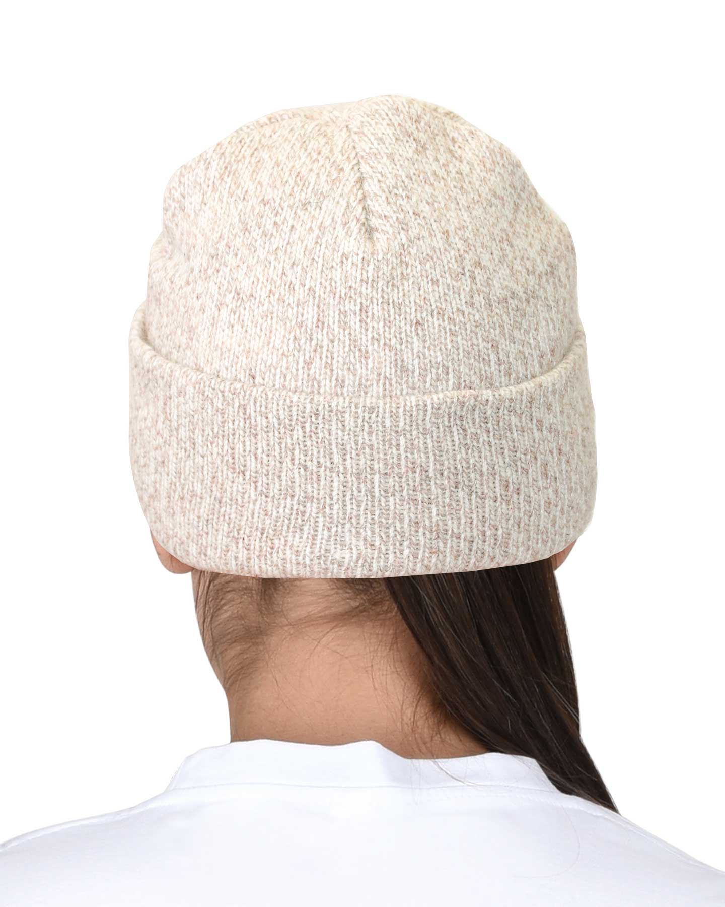 Шапка полушерстяная Иней, утеплитель Тинсулейт, цвет беж.меланж