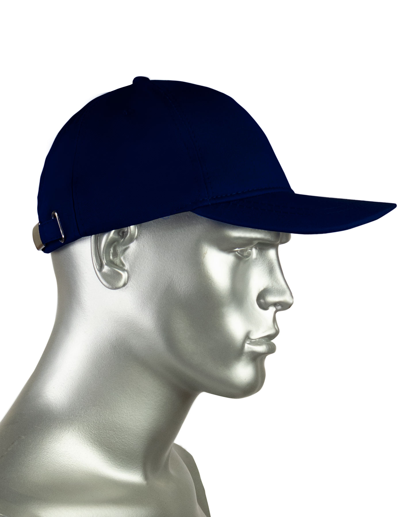 Кепка-бейсболка темно-синяя пл.190 гр/м2 (пакет по 25 шт.,в упаковке 200 шт.)