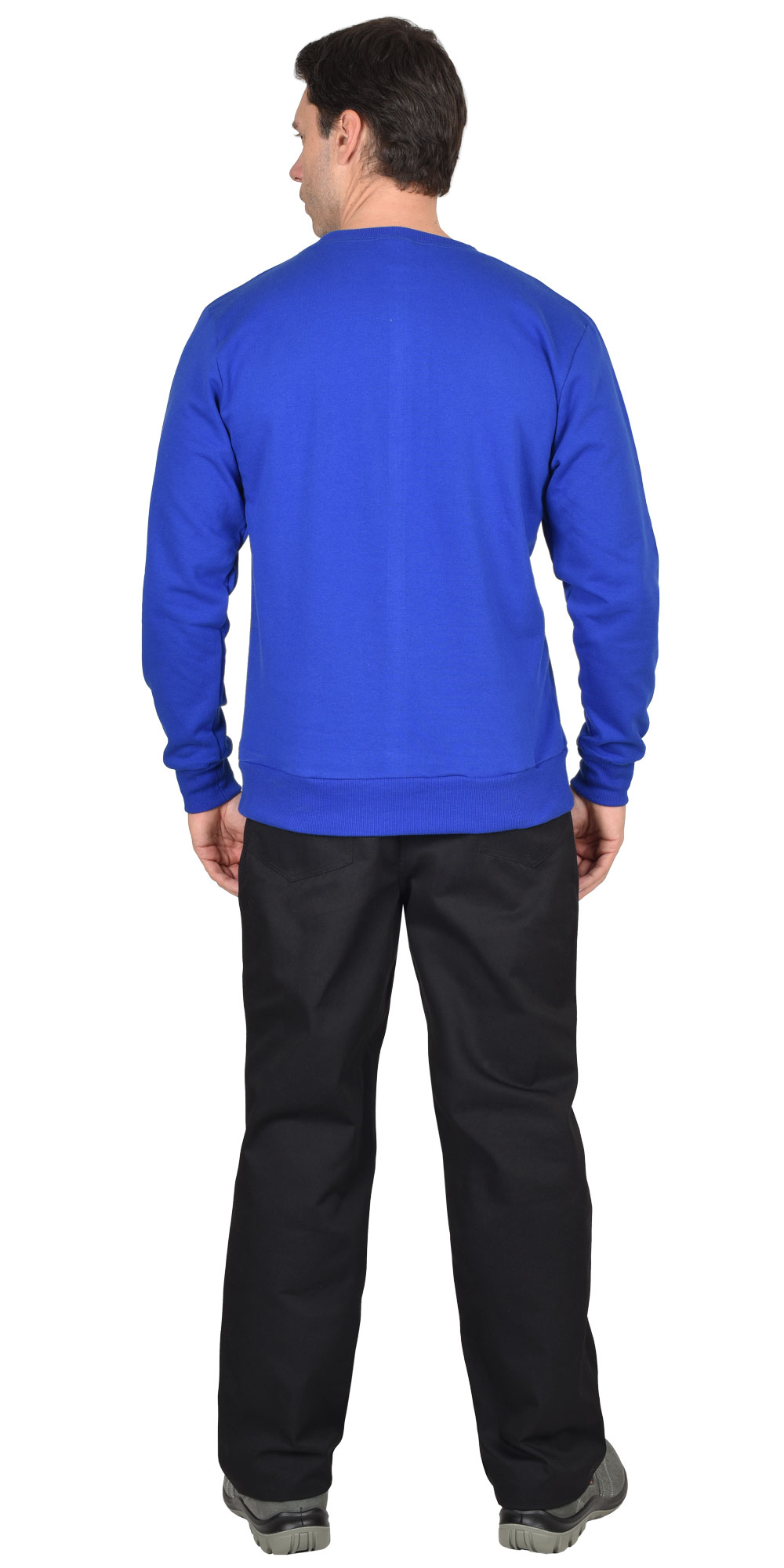 Толстовка васильковая (футер 240 г/м2) (х40)