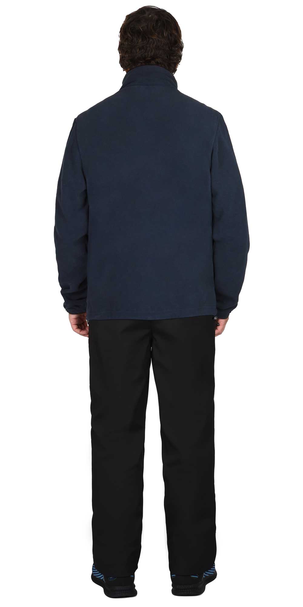 Куртка флисовая темно-синяя